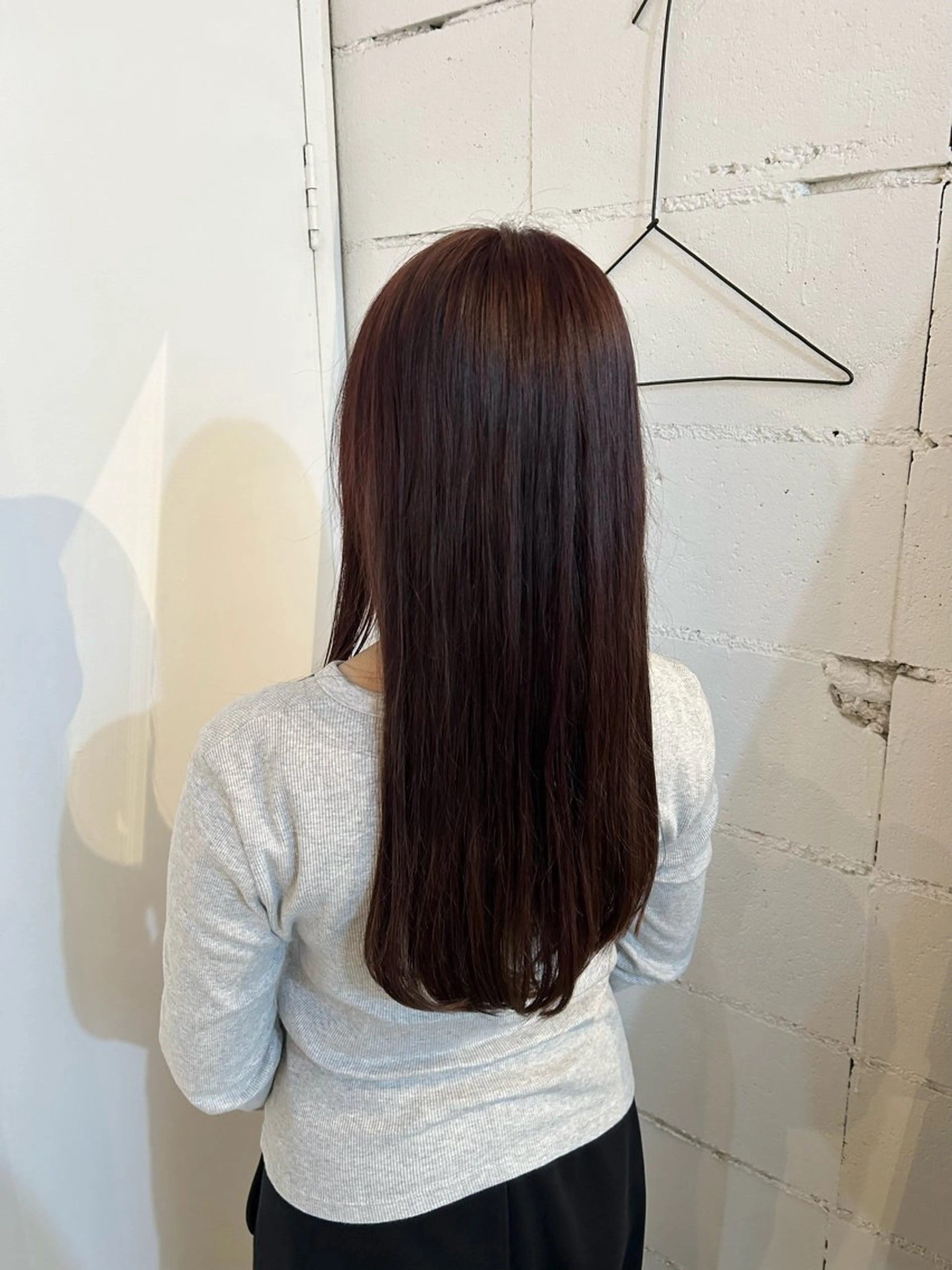 カラー ラベンダーカラー ヘアカラー 今井 花凛のヘアスタイル