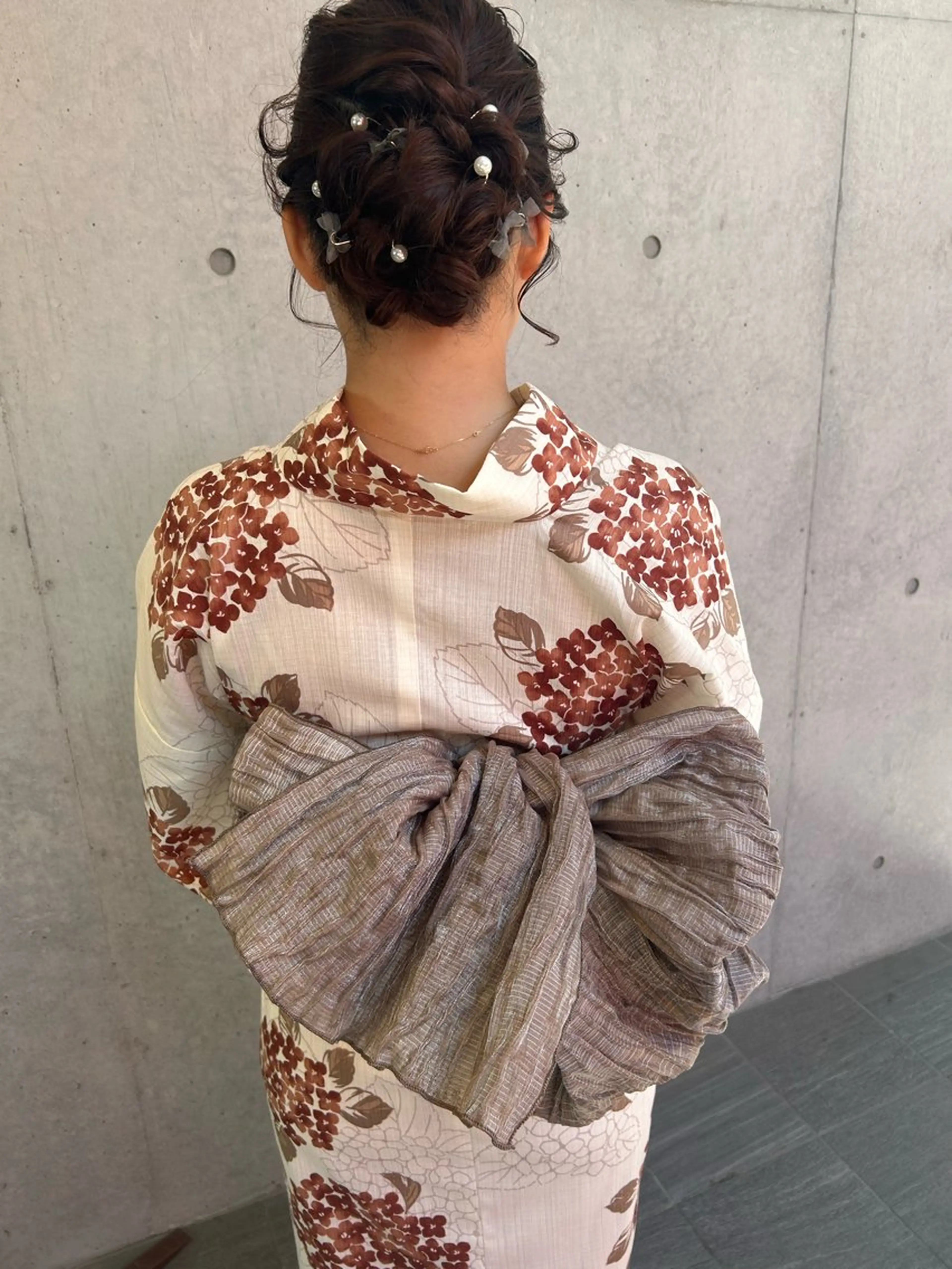 ヘアアレンジ 浴衣 勝野 麻美のヘアスタイル