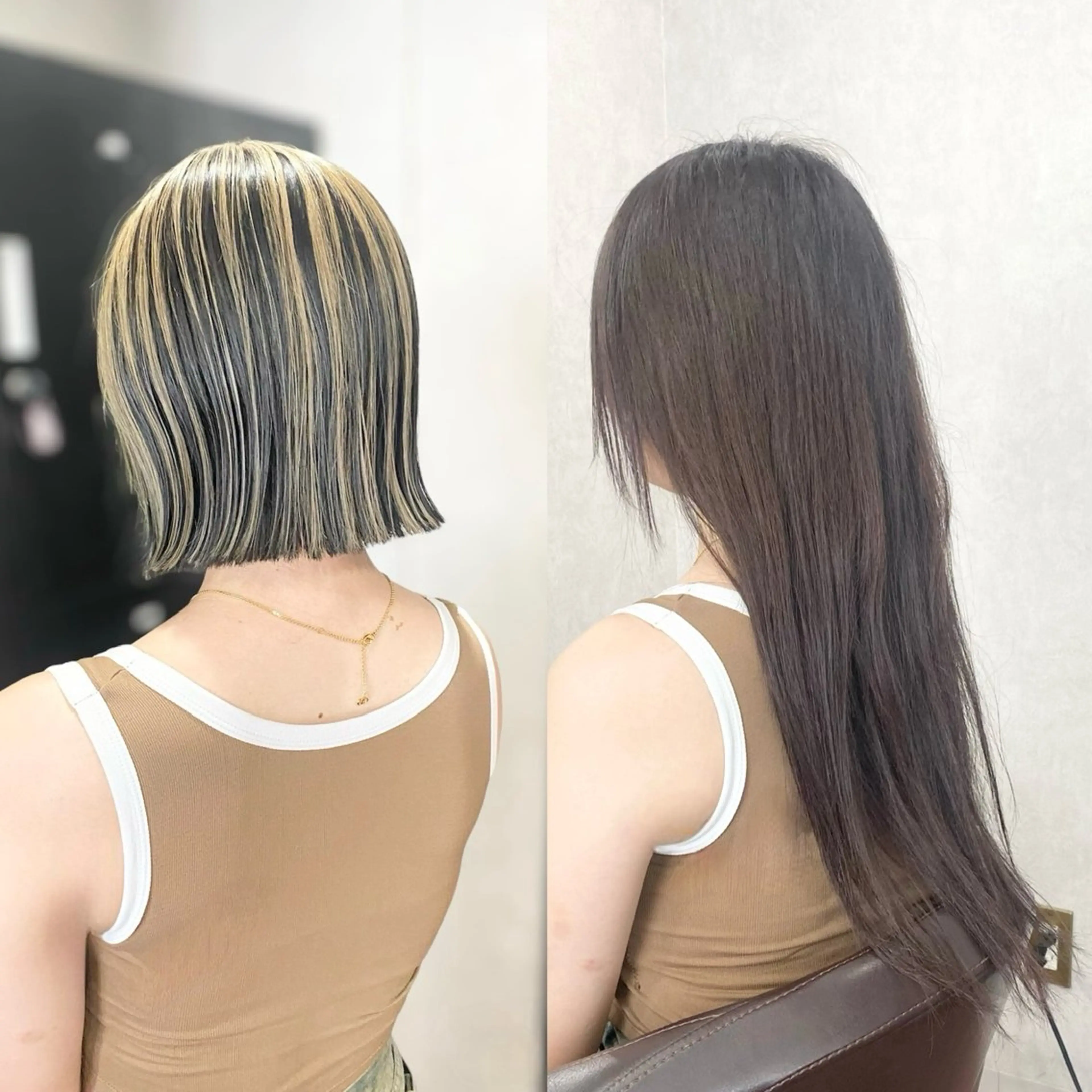 ミディアム カット ヘアカラー ＳＨＩ ＺＵのヘアスタイル