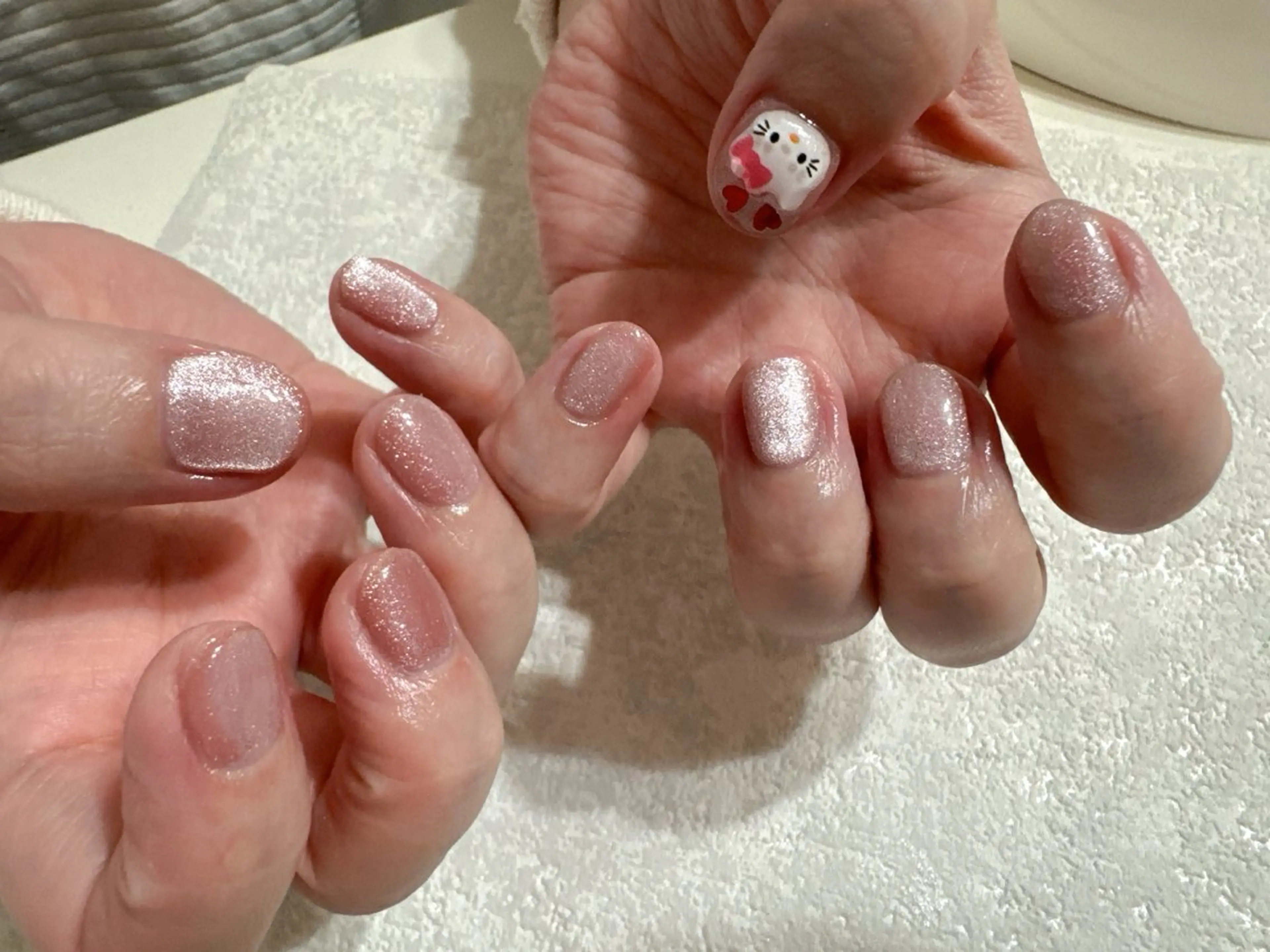 ネイル オーロラネイル フットネイル フレンチネイル ジェルネイル 韓国ネイル kikinail 溝の口のネイルデザイン