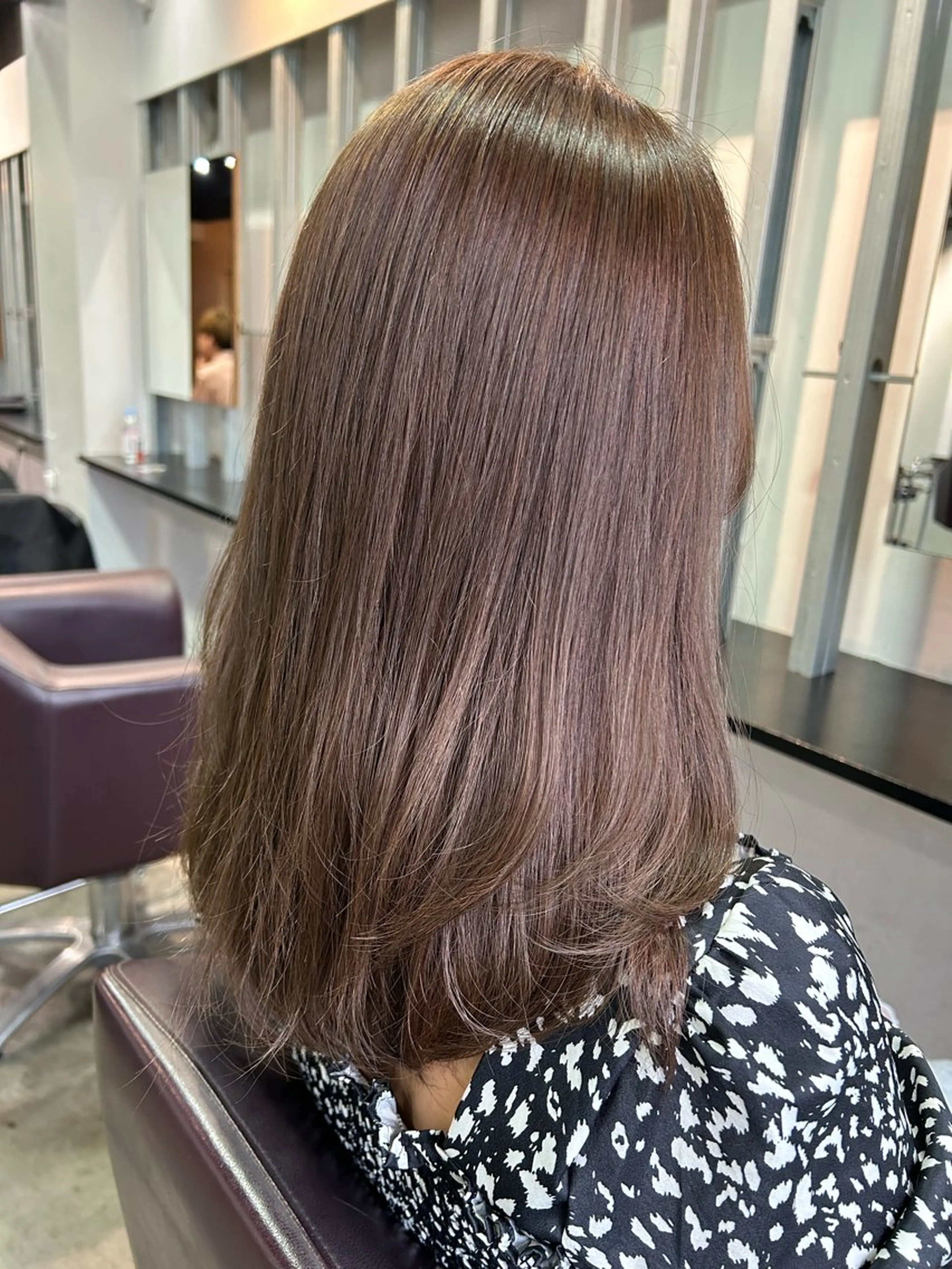 セミロング カラー グレージュ カット ヘアカラー トリートメント グレージュカラー🤎 mai🤎のヘアスタイル