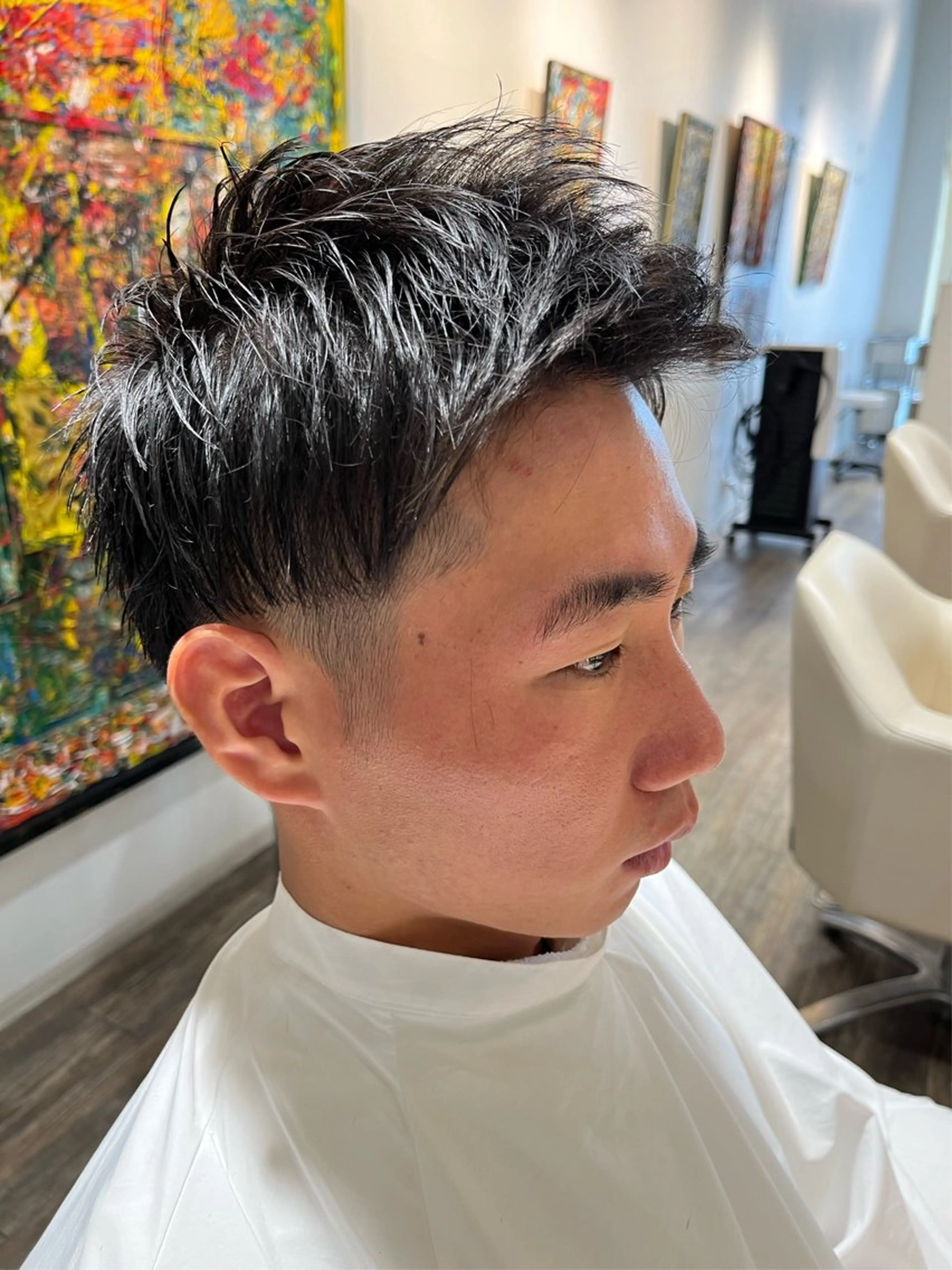 メンズ こやま りほのヘアスタイル