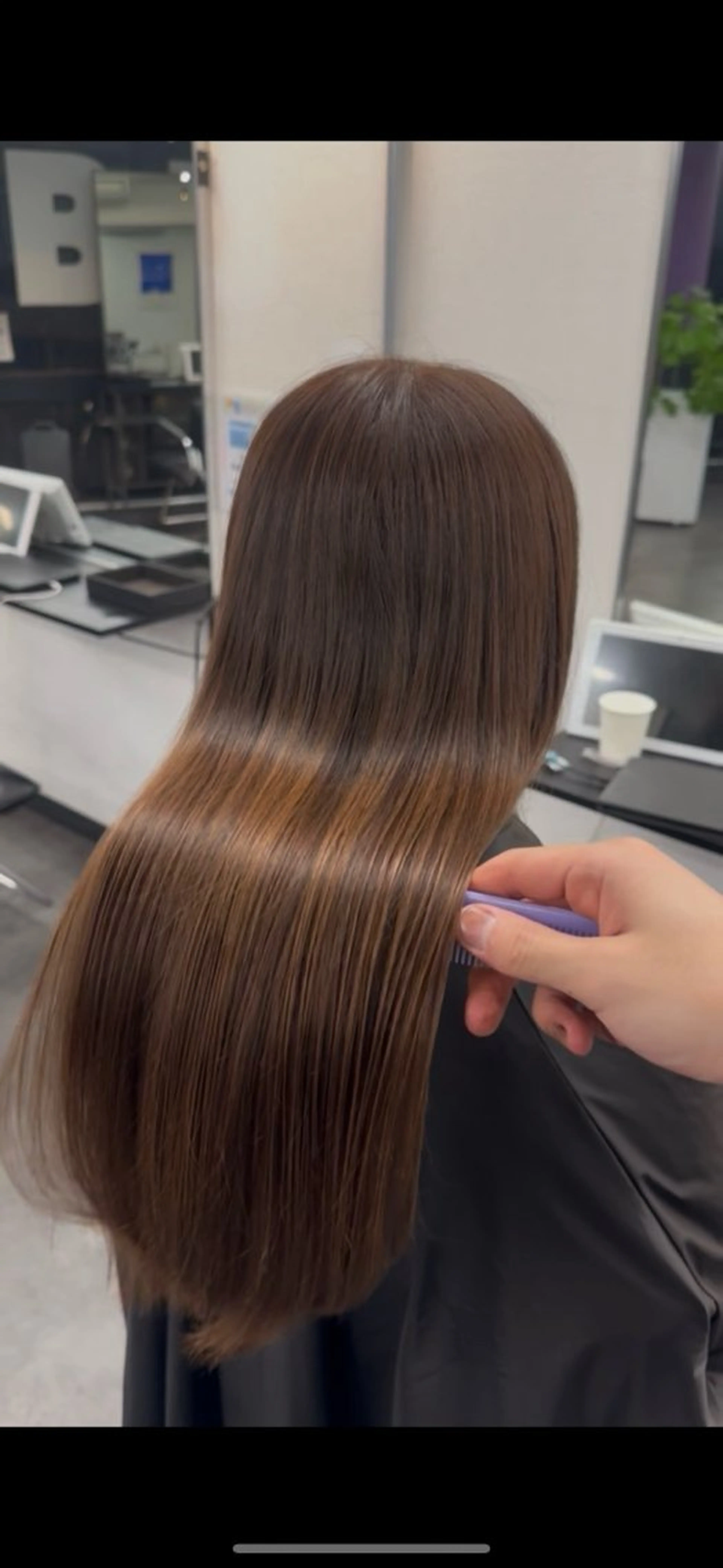 ロング カラー ヘアアレンジ ヘアカラー レイヤーカット/ボブ 似合わせ/透明感カラのヘアスタイル