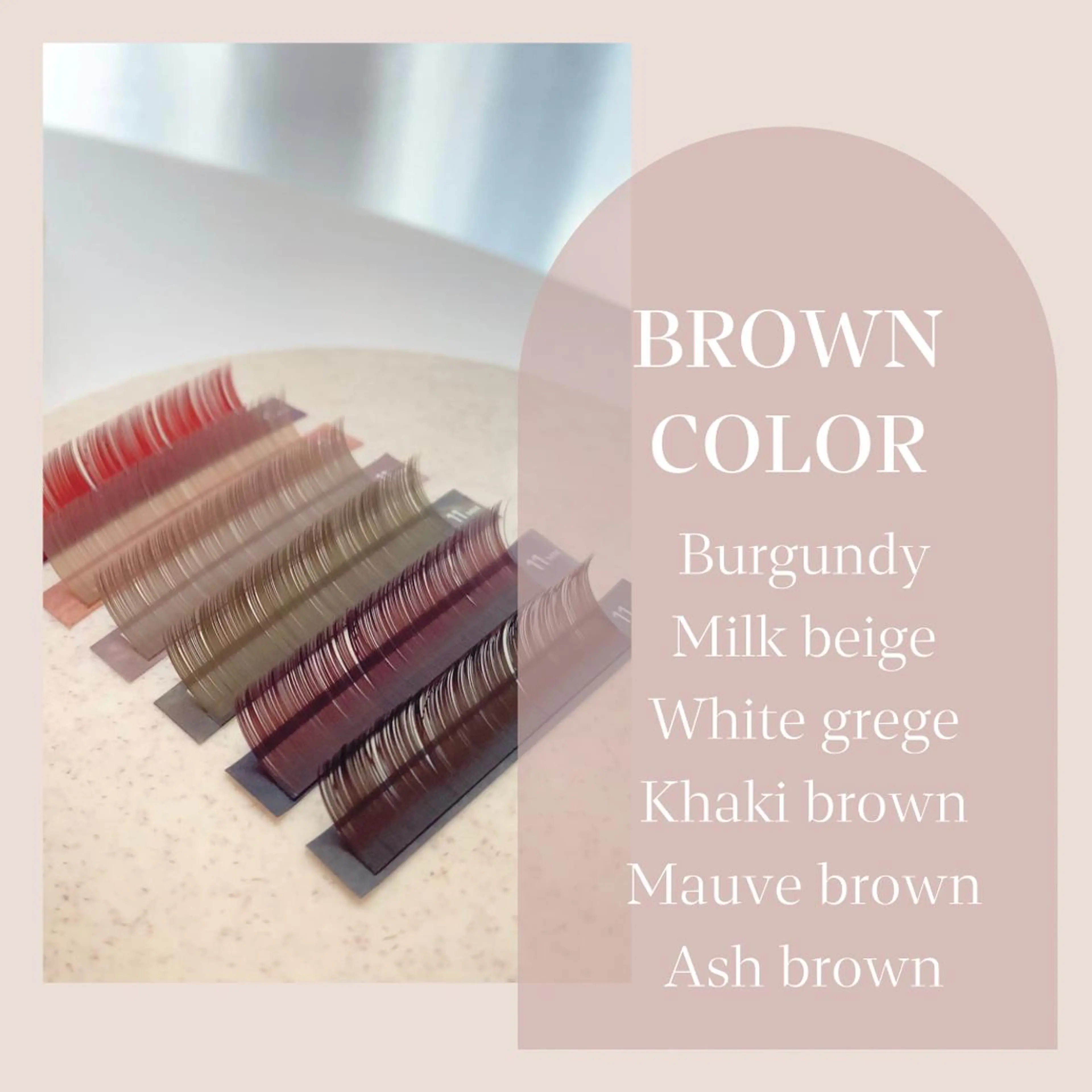 マツエク・マツパ カラーマツエク フラットラッシュ mine eyelashのマツエク・マツパデザイン