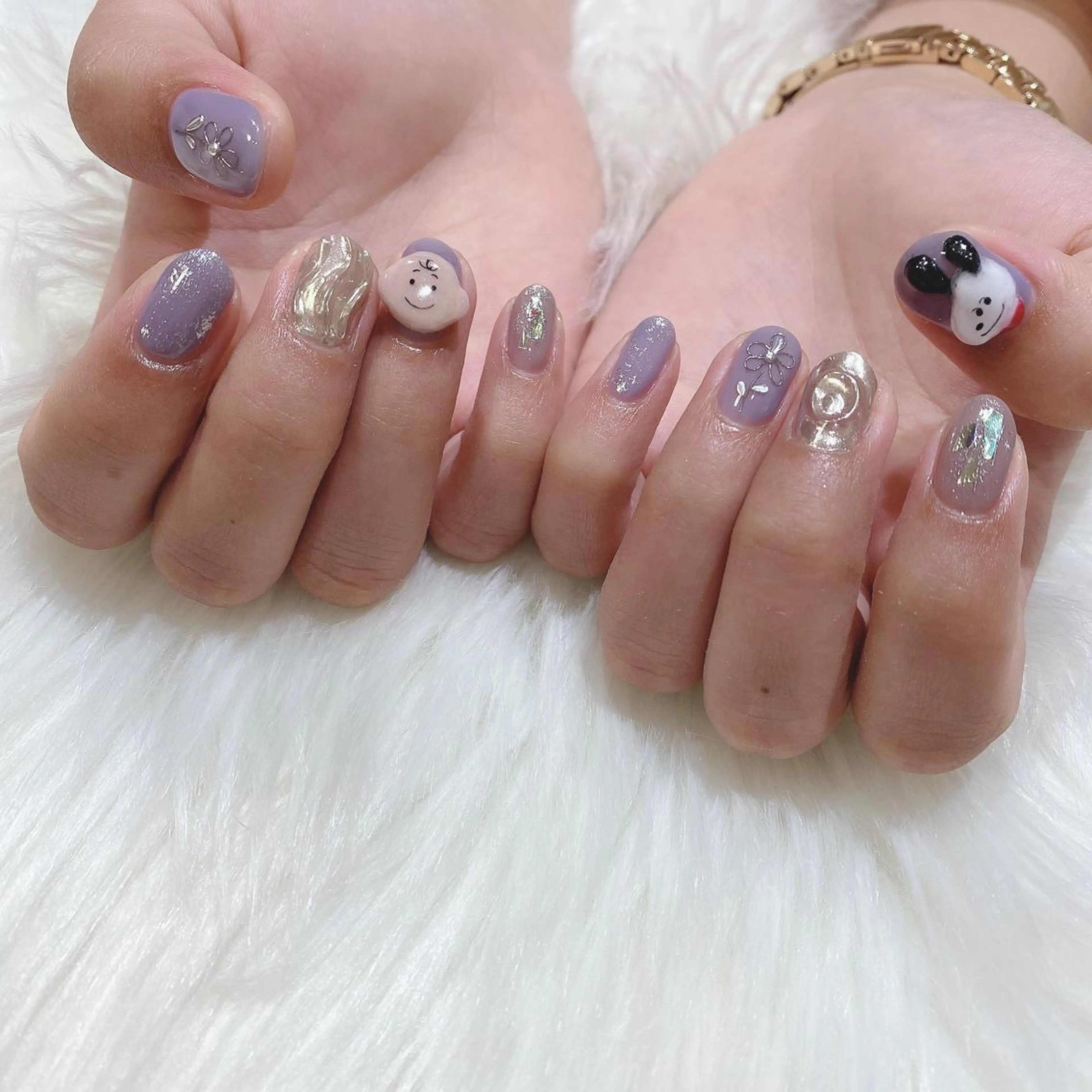 ネイル ハンドネイル 西岡 杏のネイルデザイン