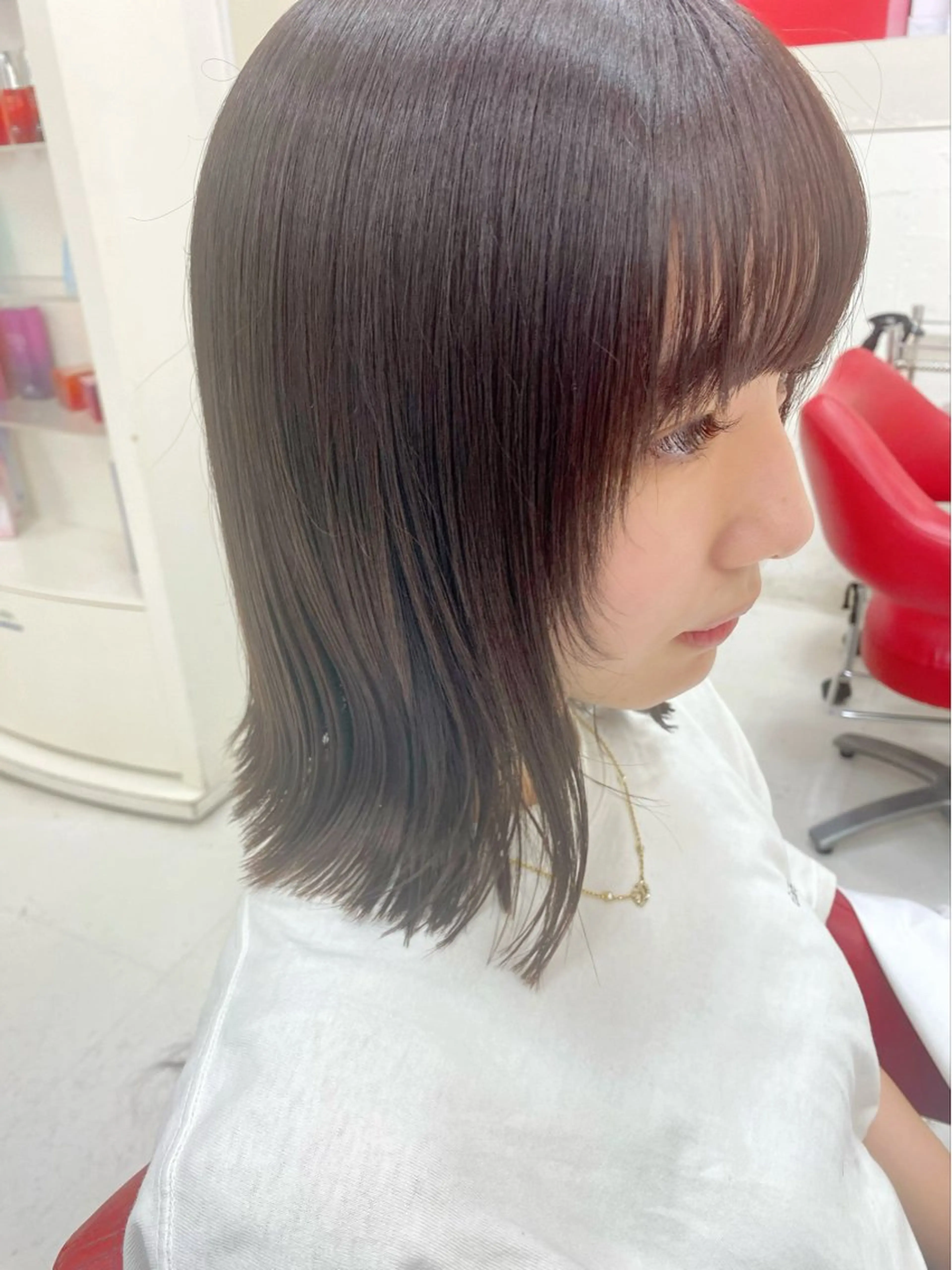 ミディアム ボブ 隈本 采良のヘアスタイル