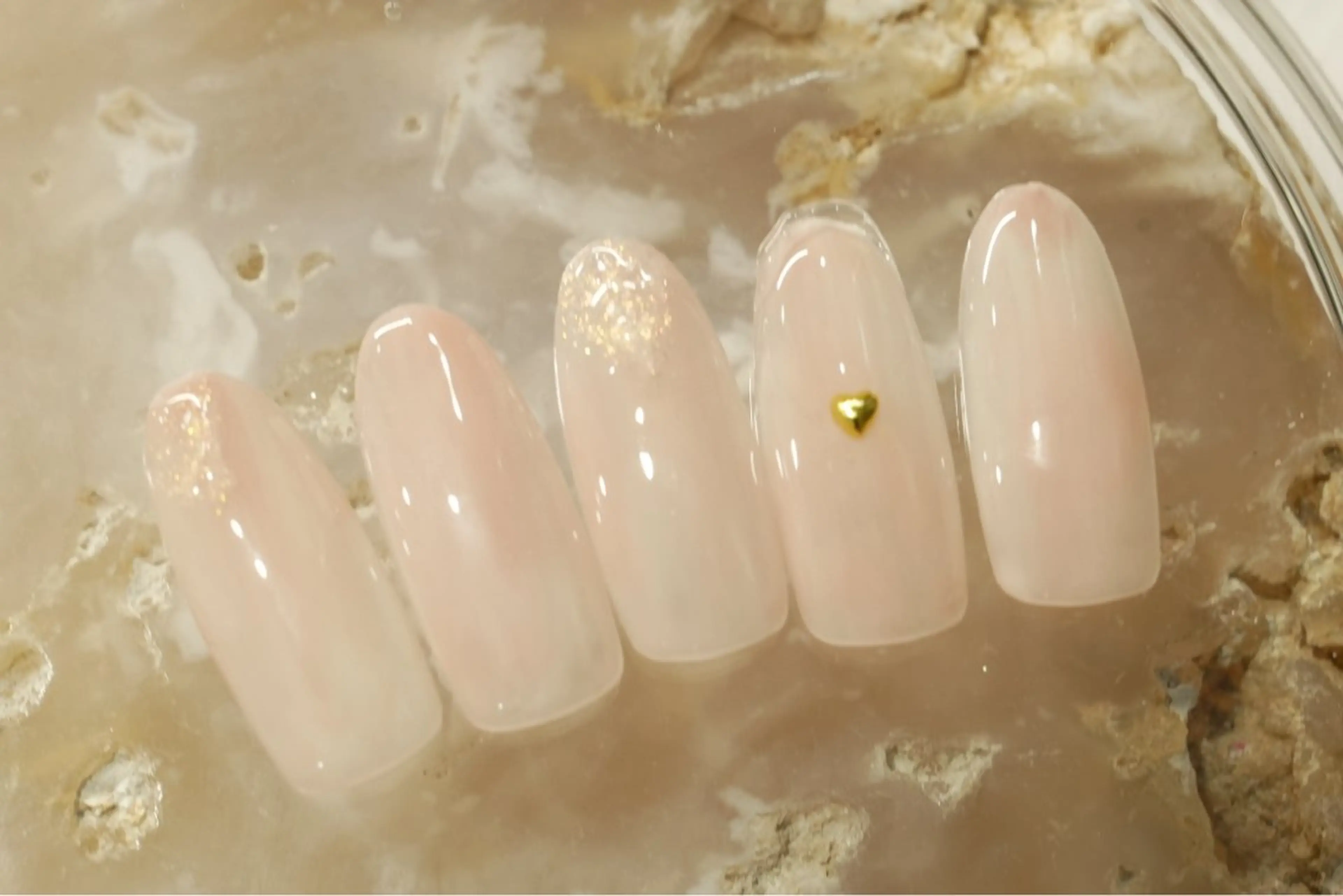 ネイル ニュアンスネイル シンプルネイル ハンドネイル tete nailstudioのネイルデザイン