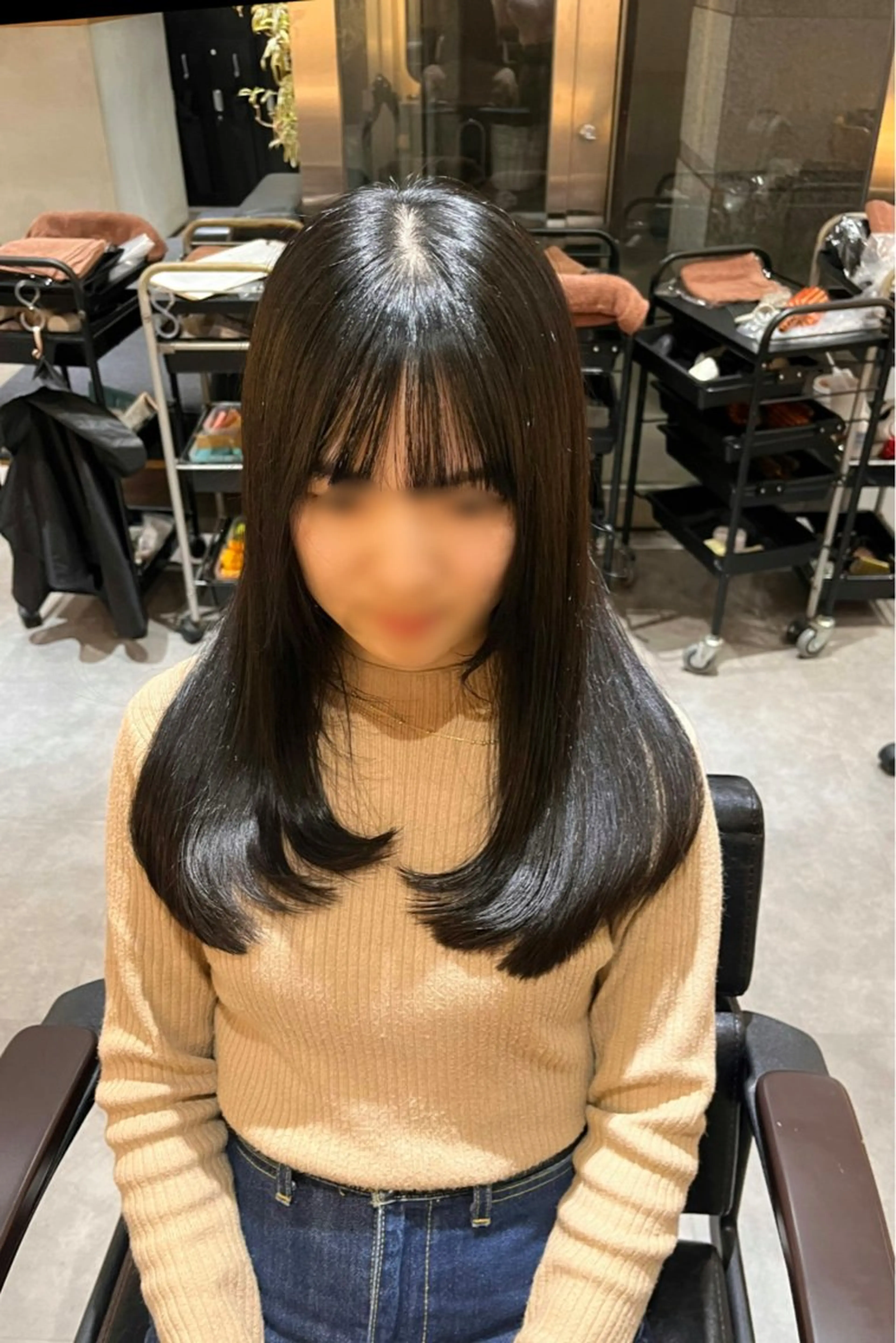 ロング ロングカット/ うる艶カラー/ユイのヘアスタイル