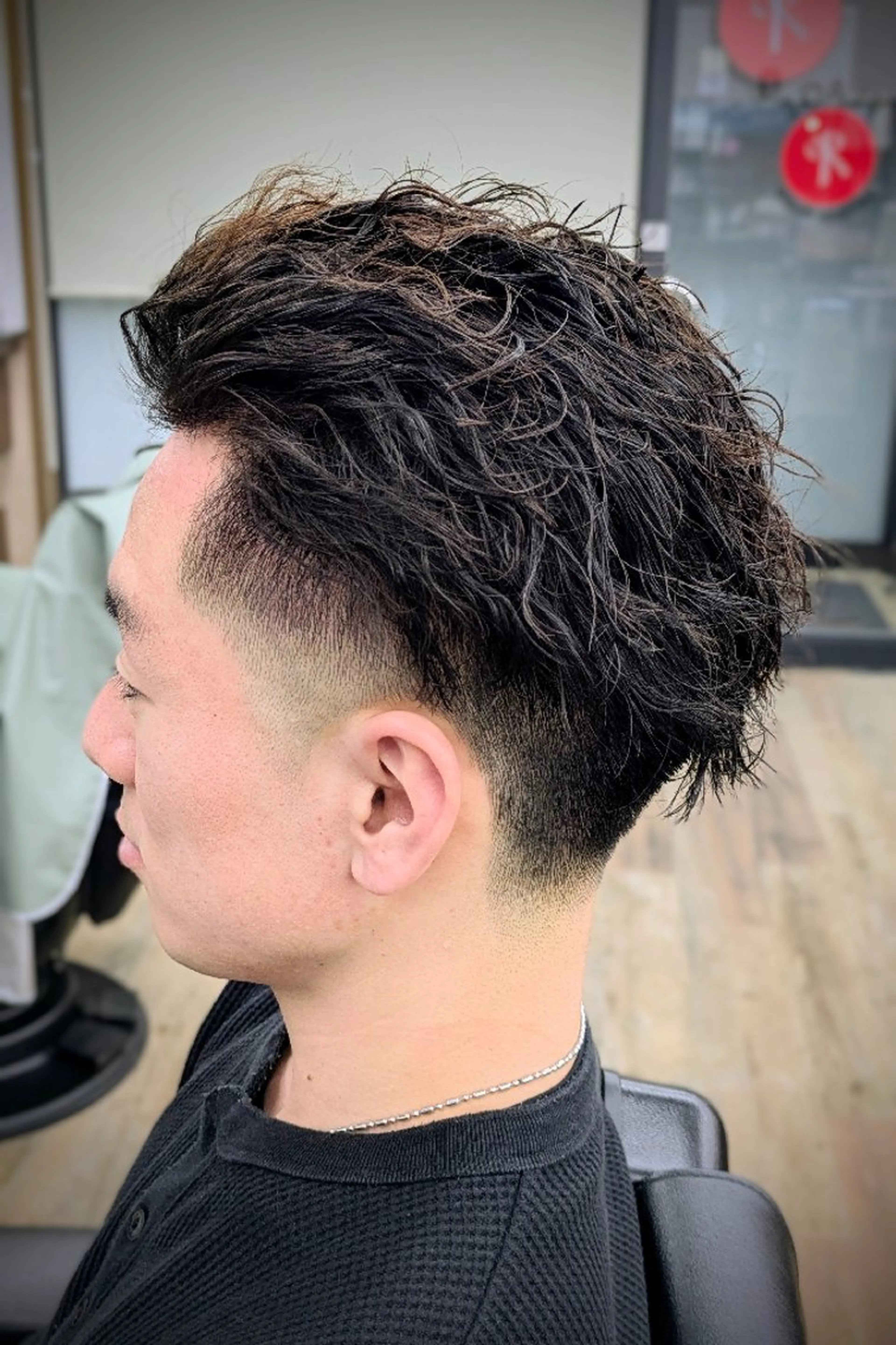 ショート パーマ 理容プラージュ燕三条 福井のヘアスタイル