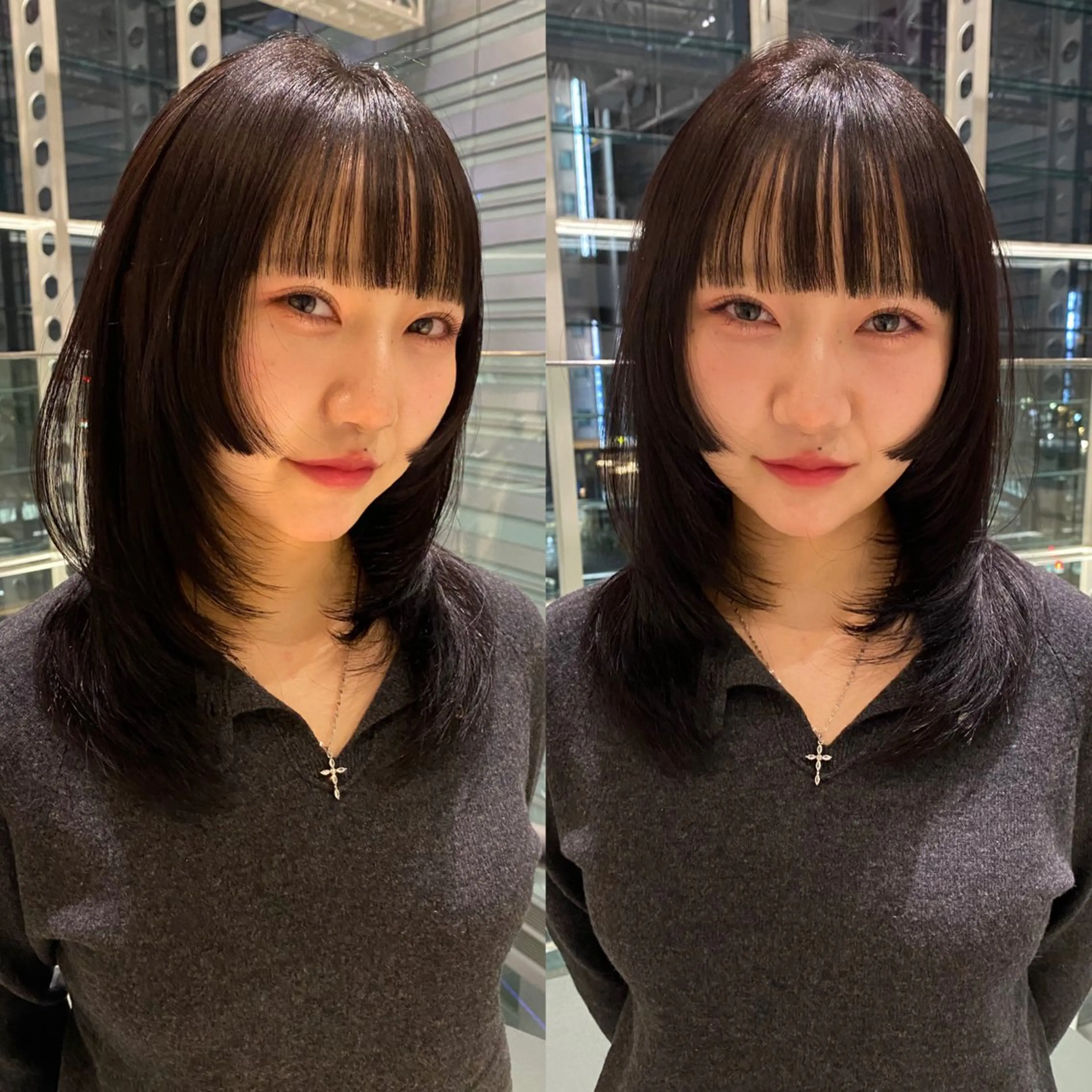 ミディアム カラー mai / linoah˚✧のヘアスタイル