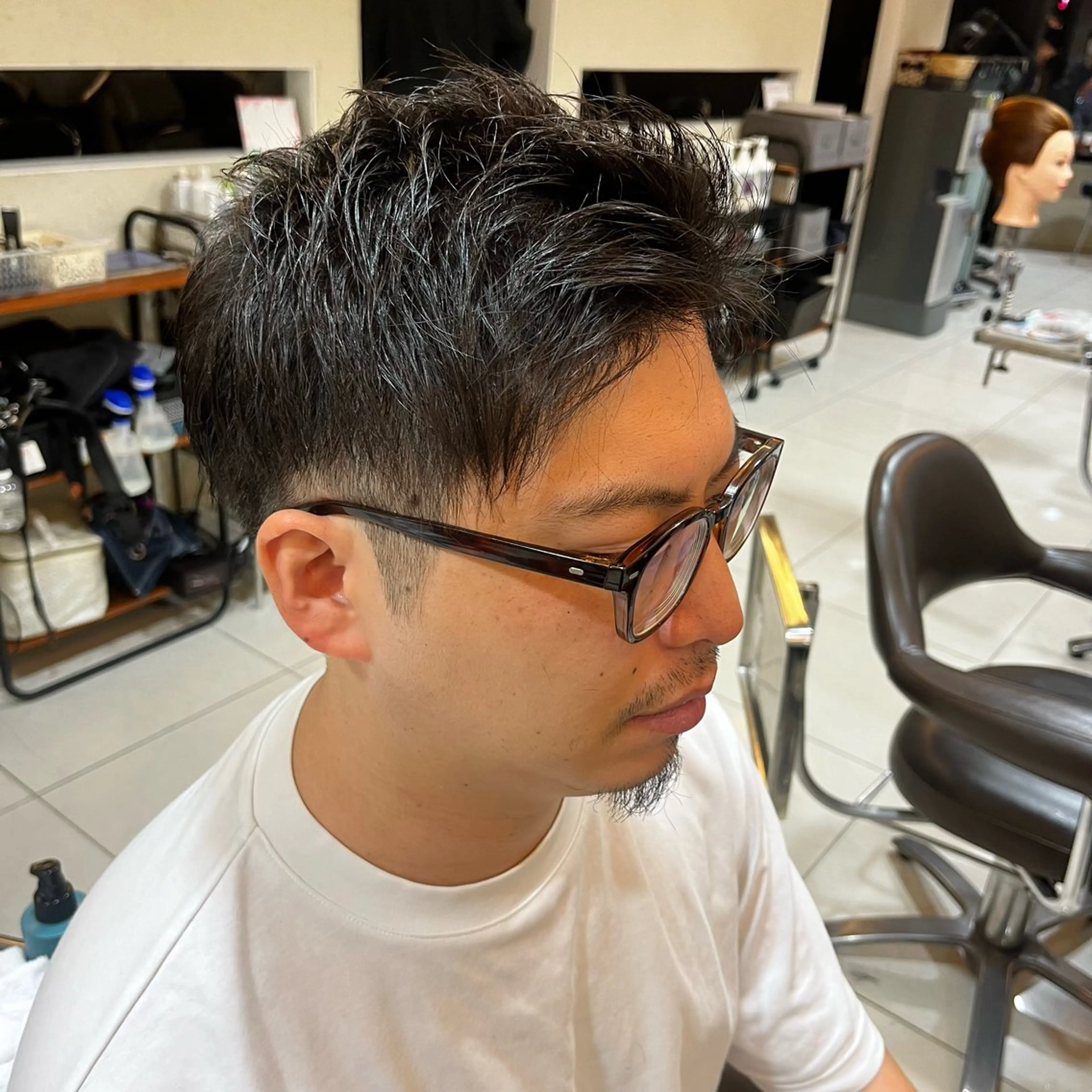 メンズ 艶髪ブリーチカラー 💗manaka💗のヘアスタイル