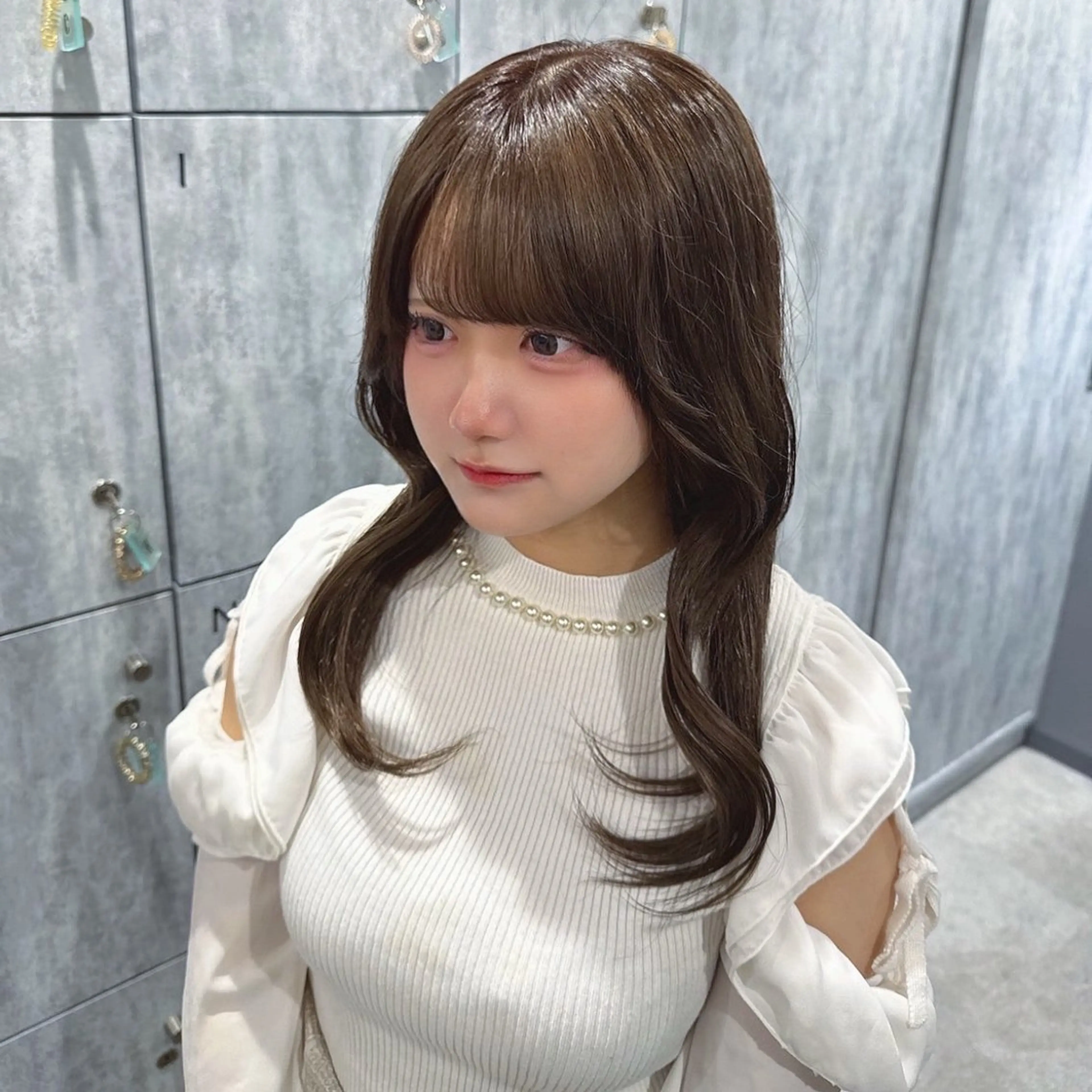 カラー ベージュカラー ブラウンカラー ブラウンベージュ ヘアカラー 紅都🫧透明感 水光カラー🫧のヘアスタイル