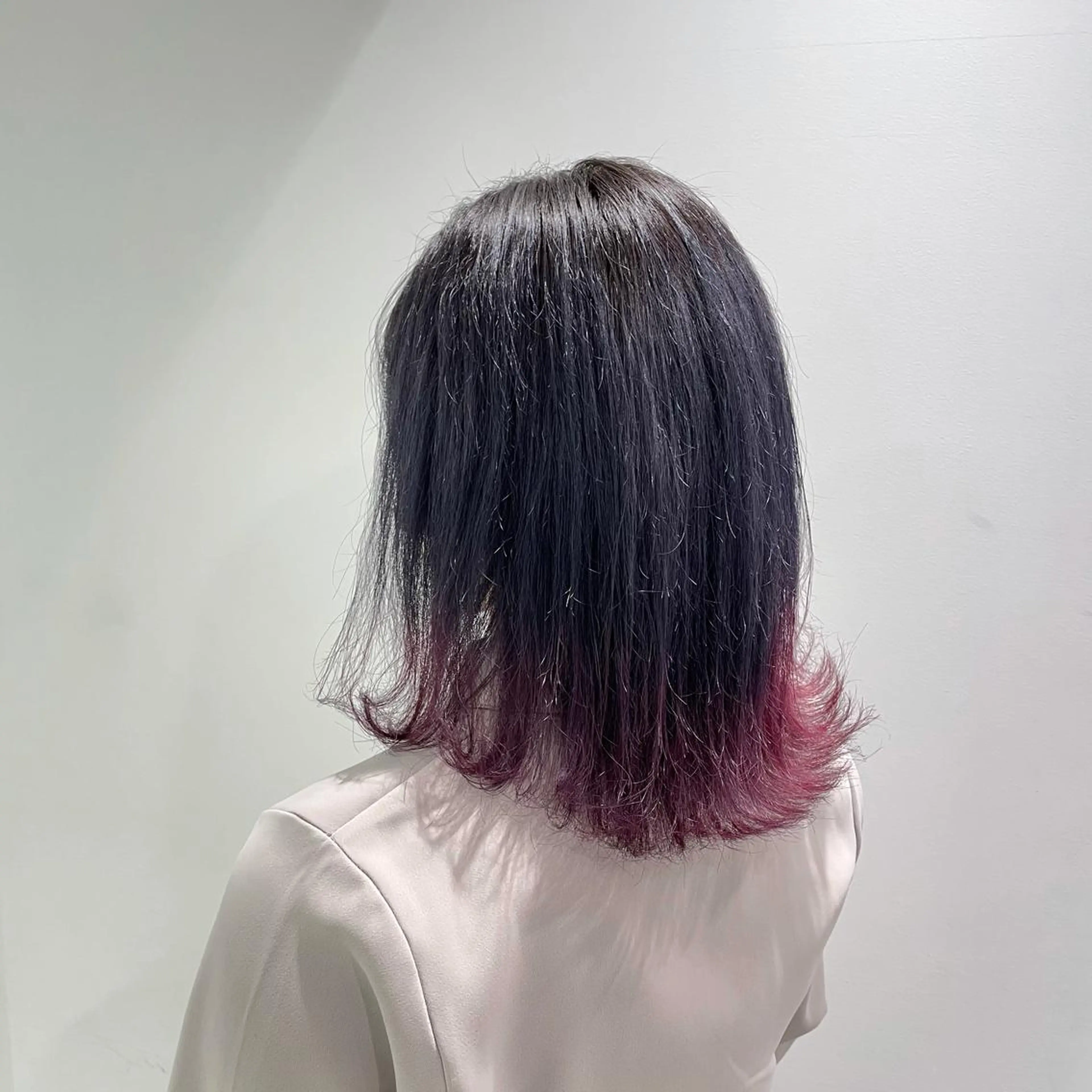 セミロング カラー ヘアカラー トリートメント ヘッドスパ ヘアセット 赤み消しカラー 🍀JUNKIのヘアスタイル