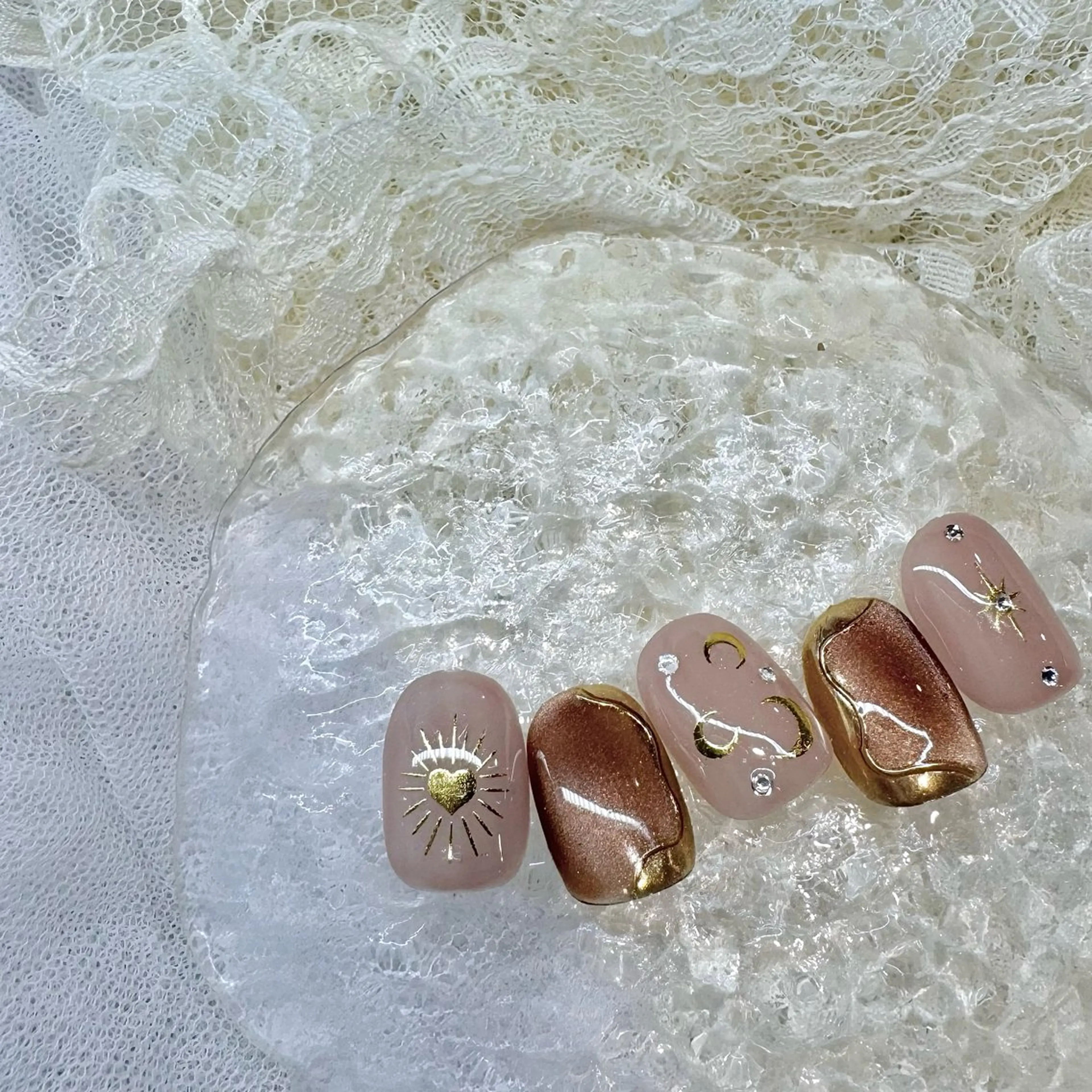 ネイル ハンドネイル 新井 ひなののネイルデザイン