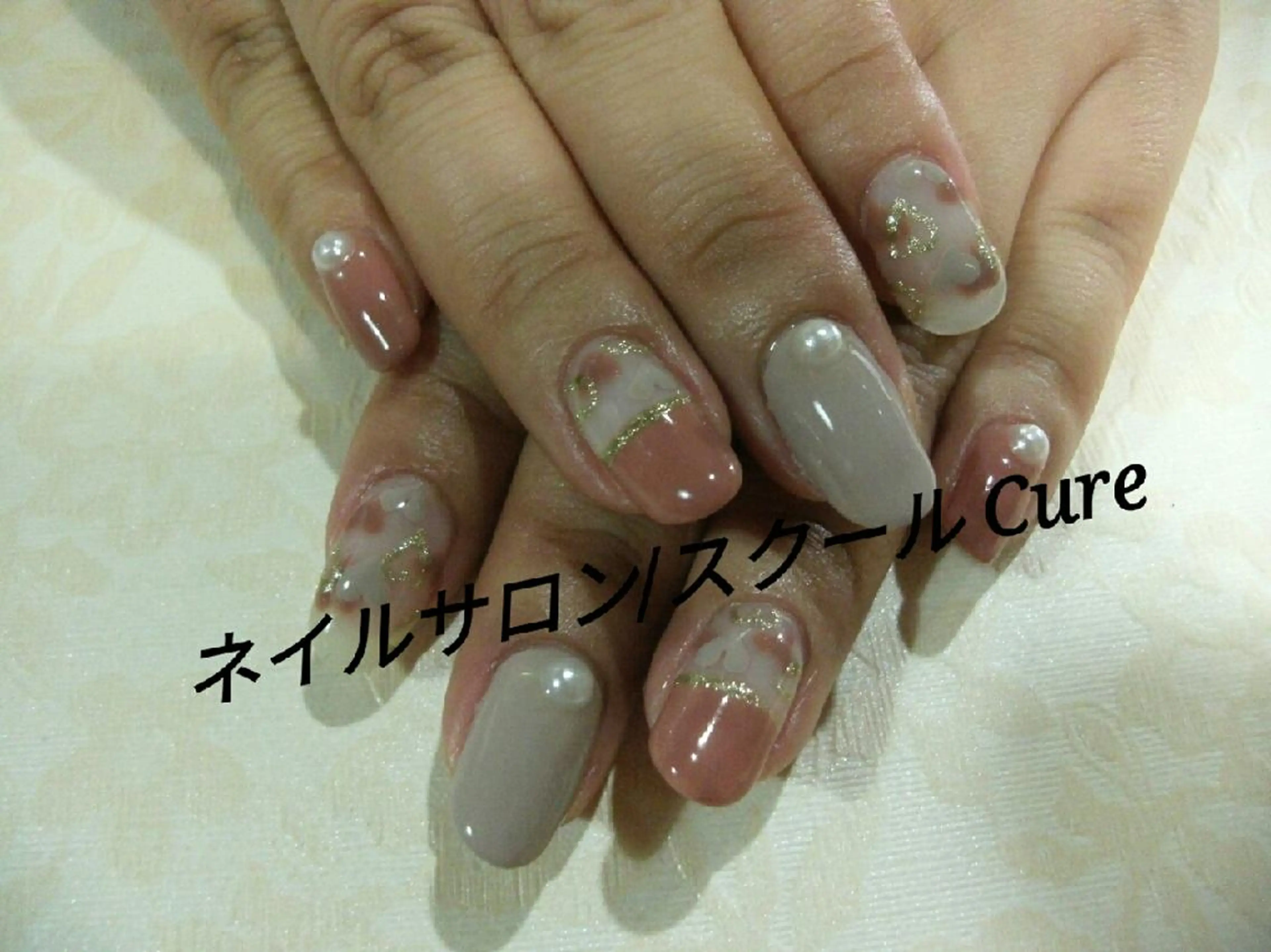 セミロング ネイル ネイルサロン Cureのネイルデザイン