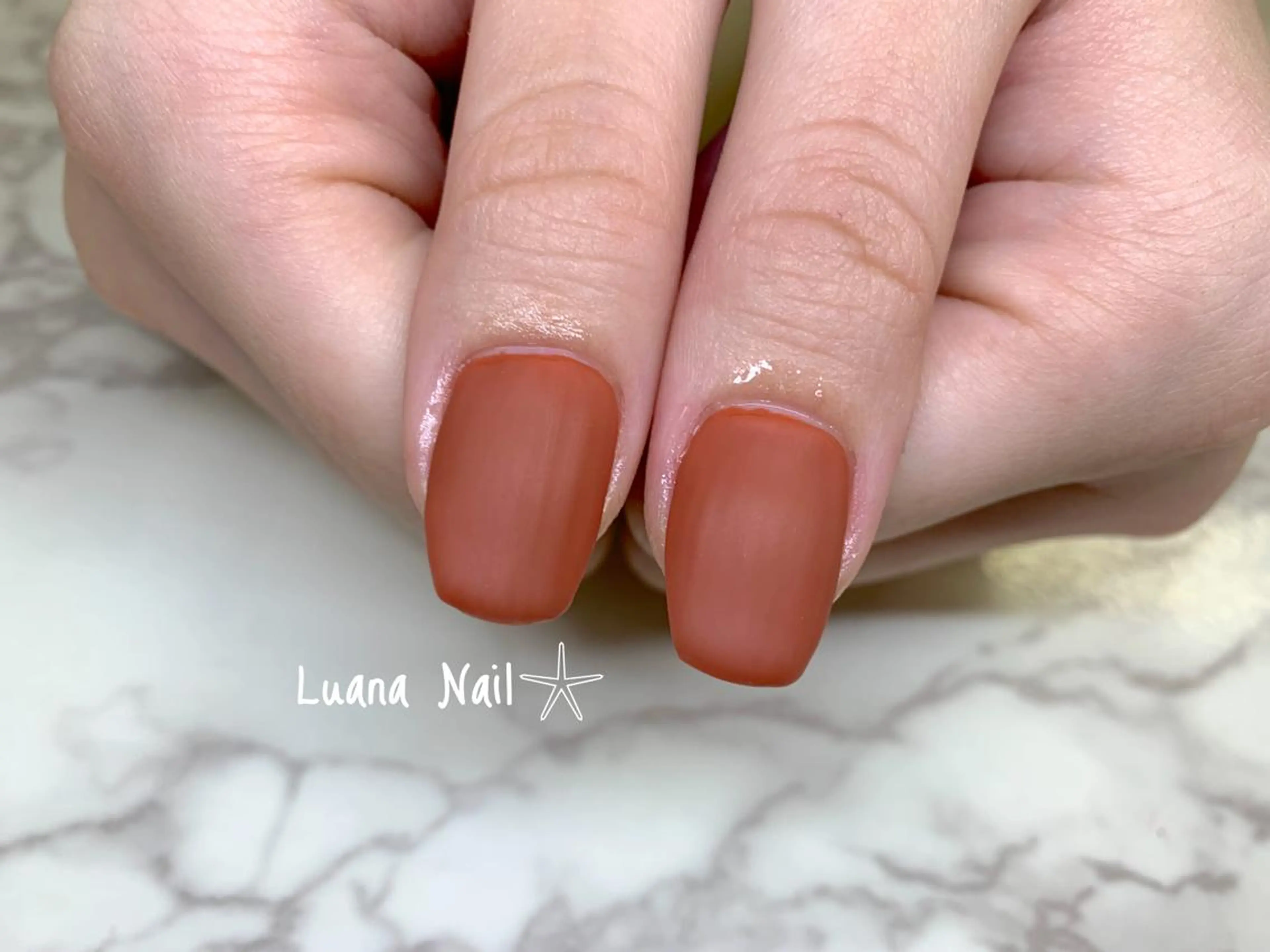 ネイル マットネイル ハンドネイル BeauJu by Luana Nail所属・BeauJu by Luana Nailのネイルデザイン