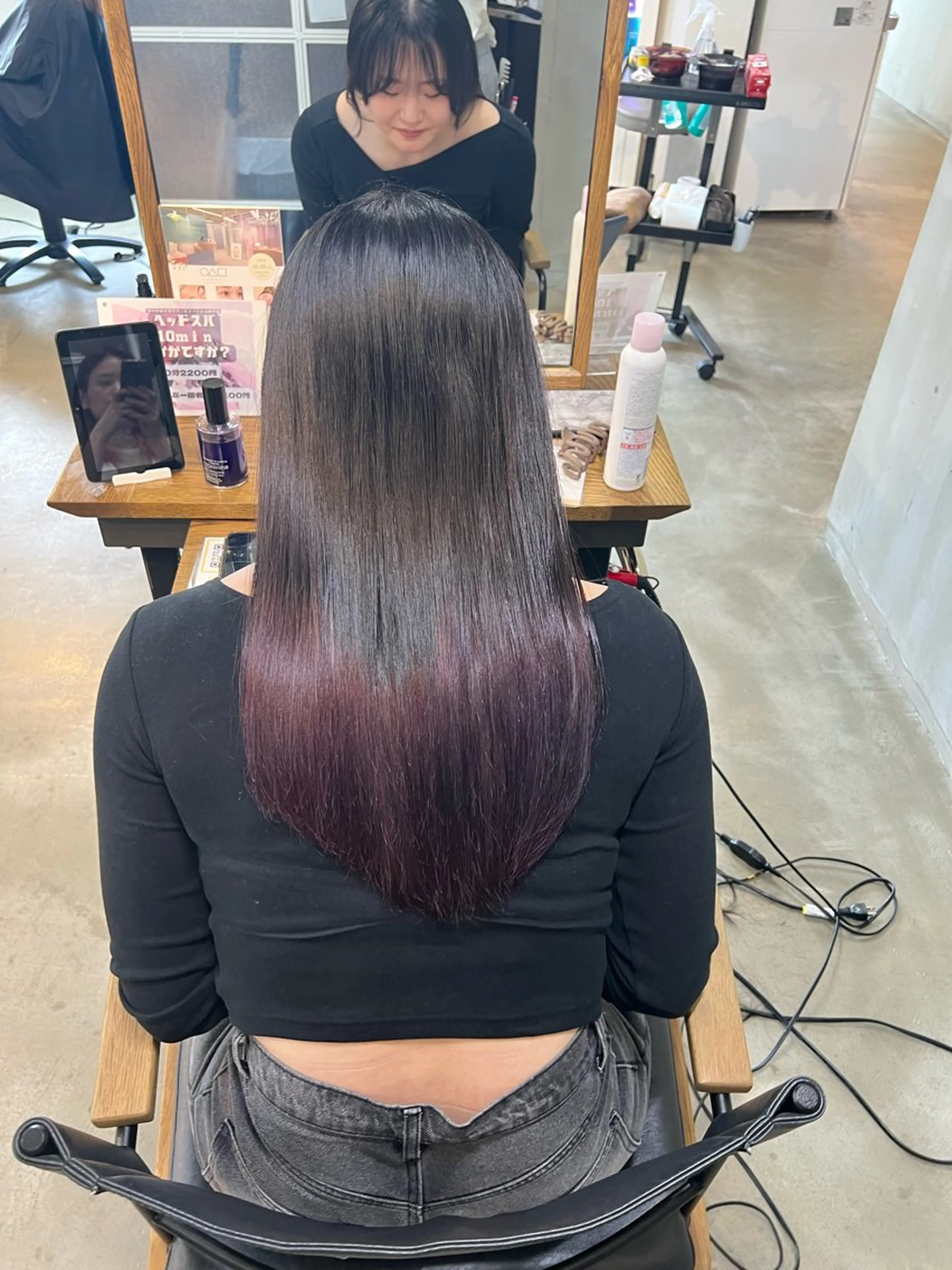 カラー くまざき　なな /メンズモデル募集のヘアスタイル