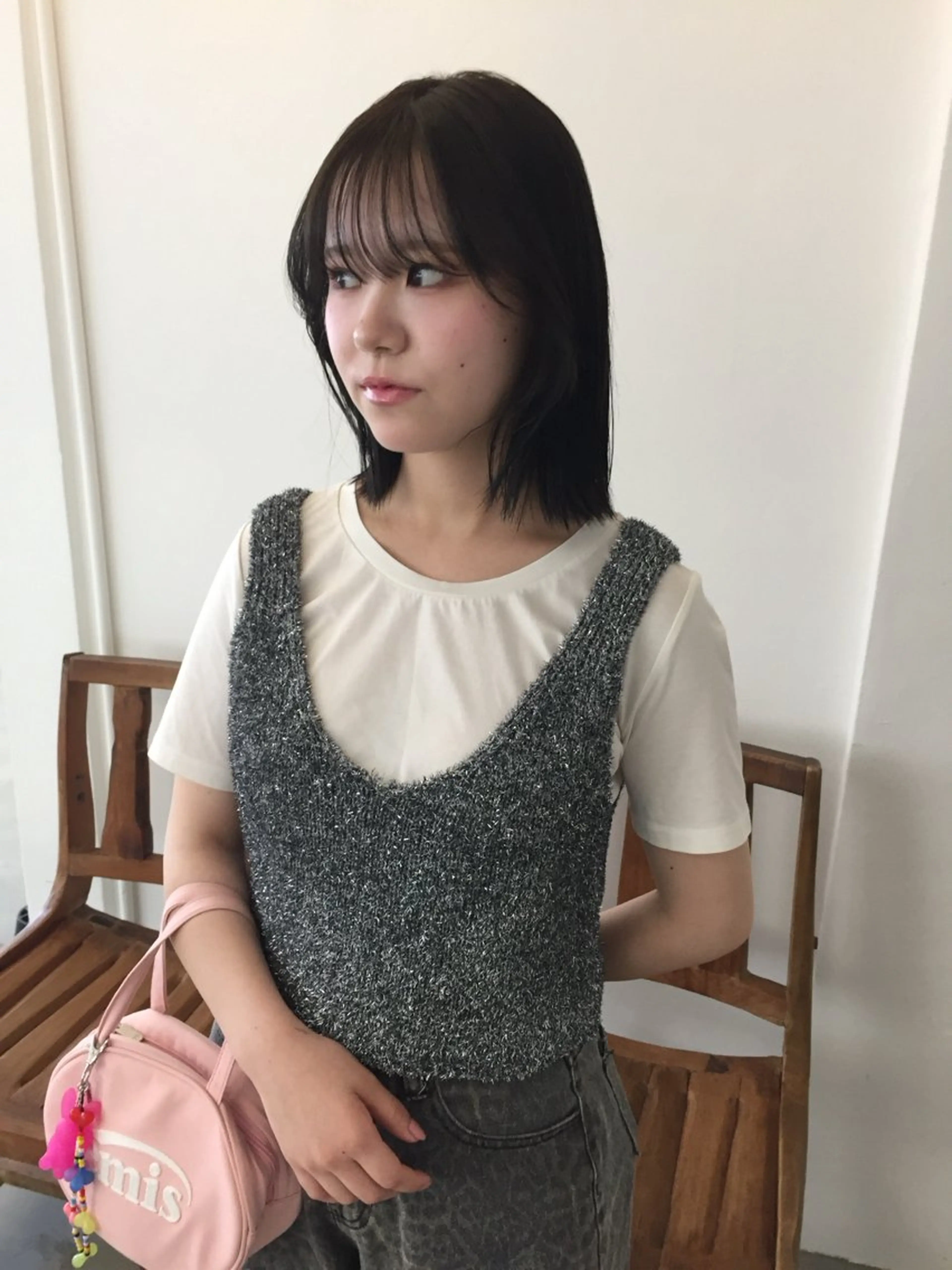 ミディアム 松林 芽依のヘアスタイル