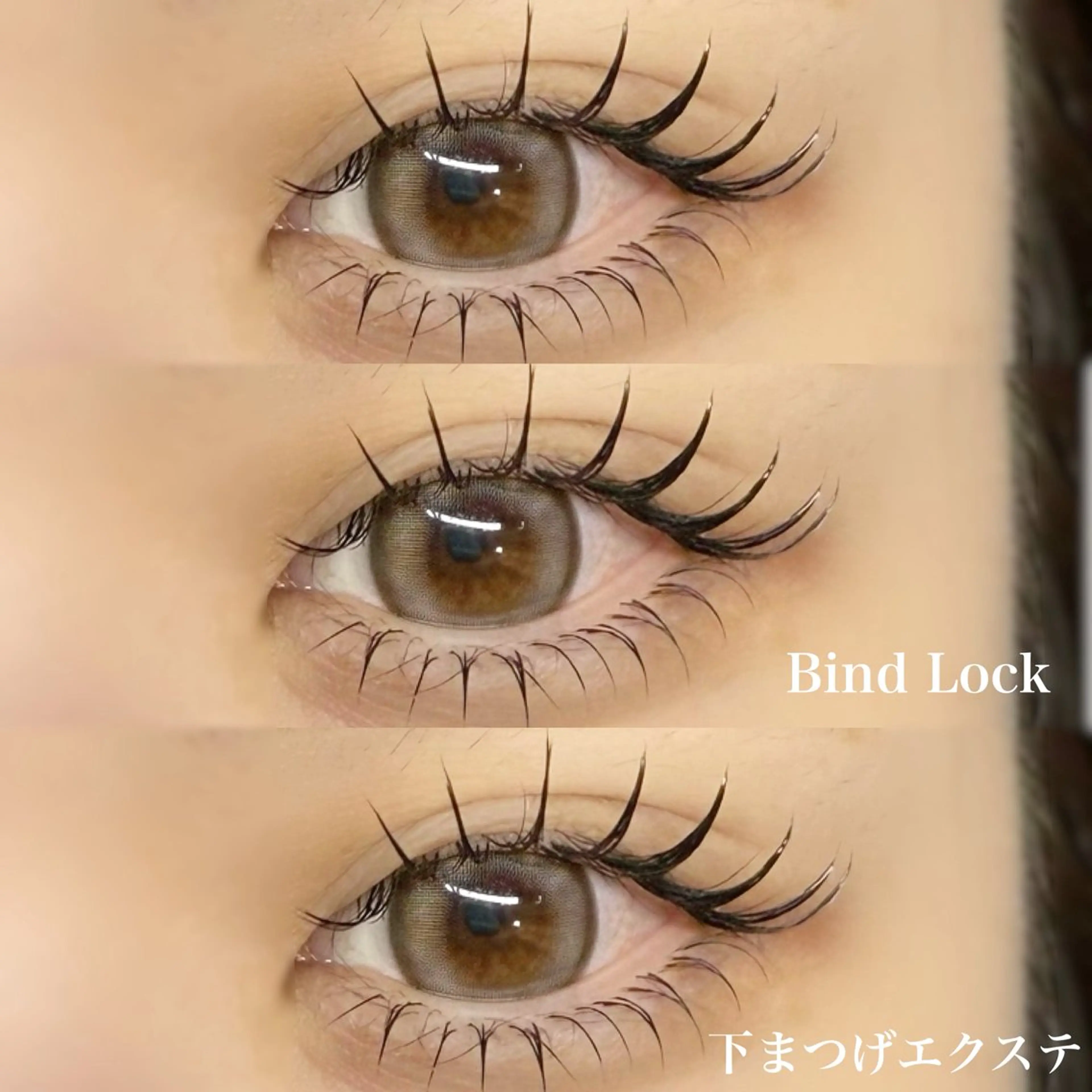 マツエク・マツパ マツエク NOA名駅束感まつげ ×眉毛SENA‪🎀のマツエク・マツパデザイン