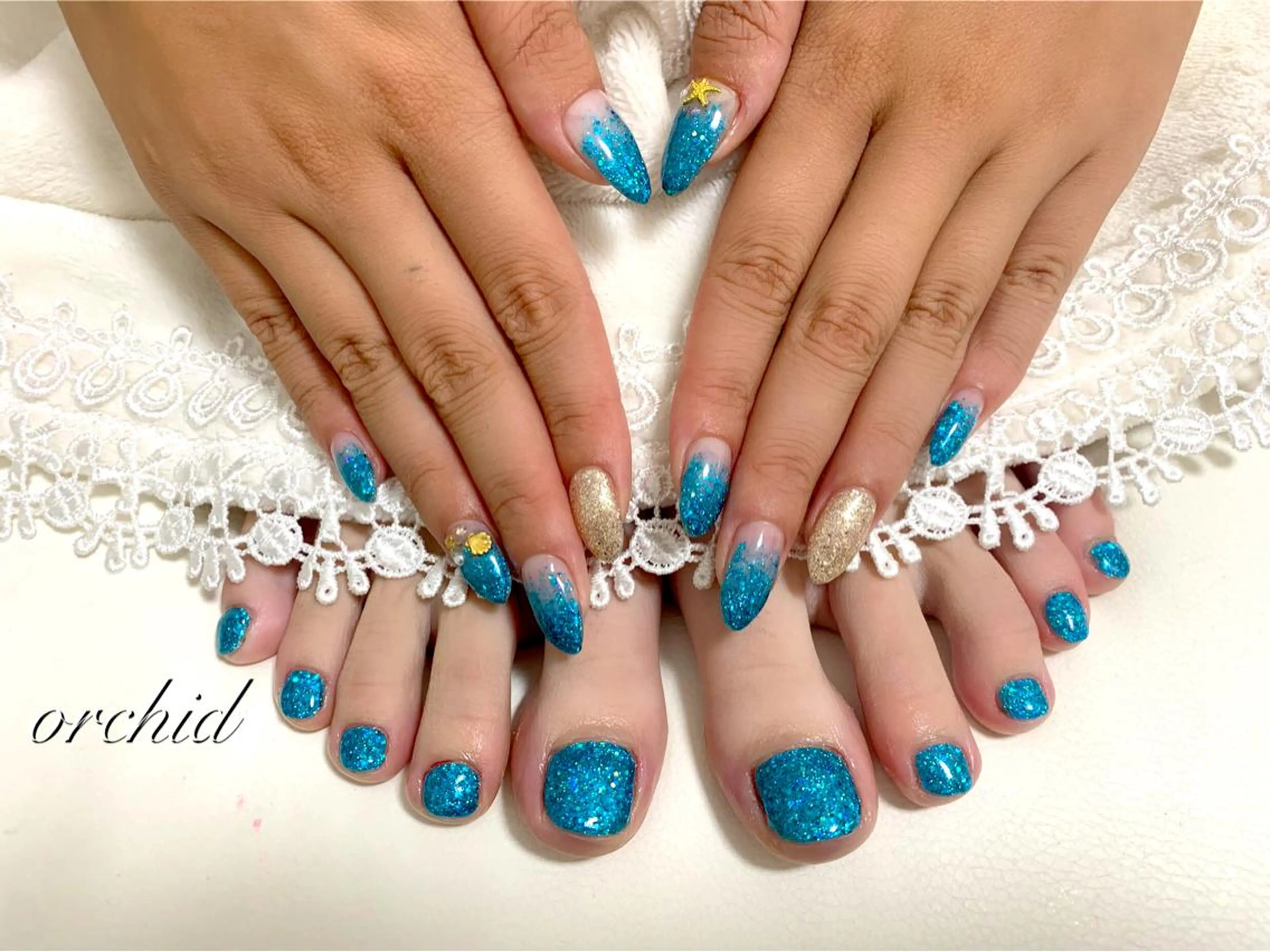 ネイル orchid ♡オーキッドのネイルデザイン