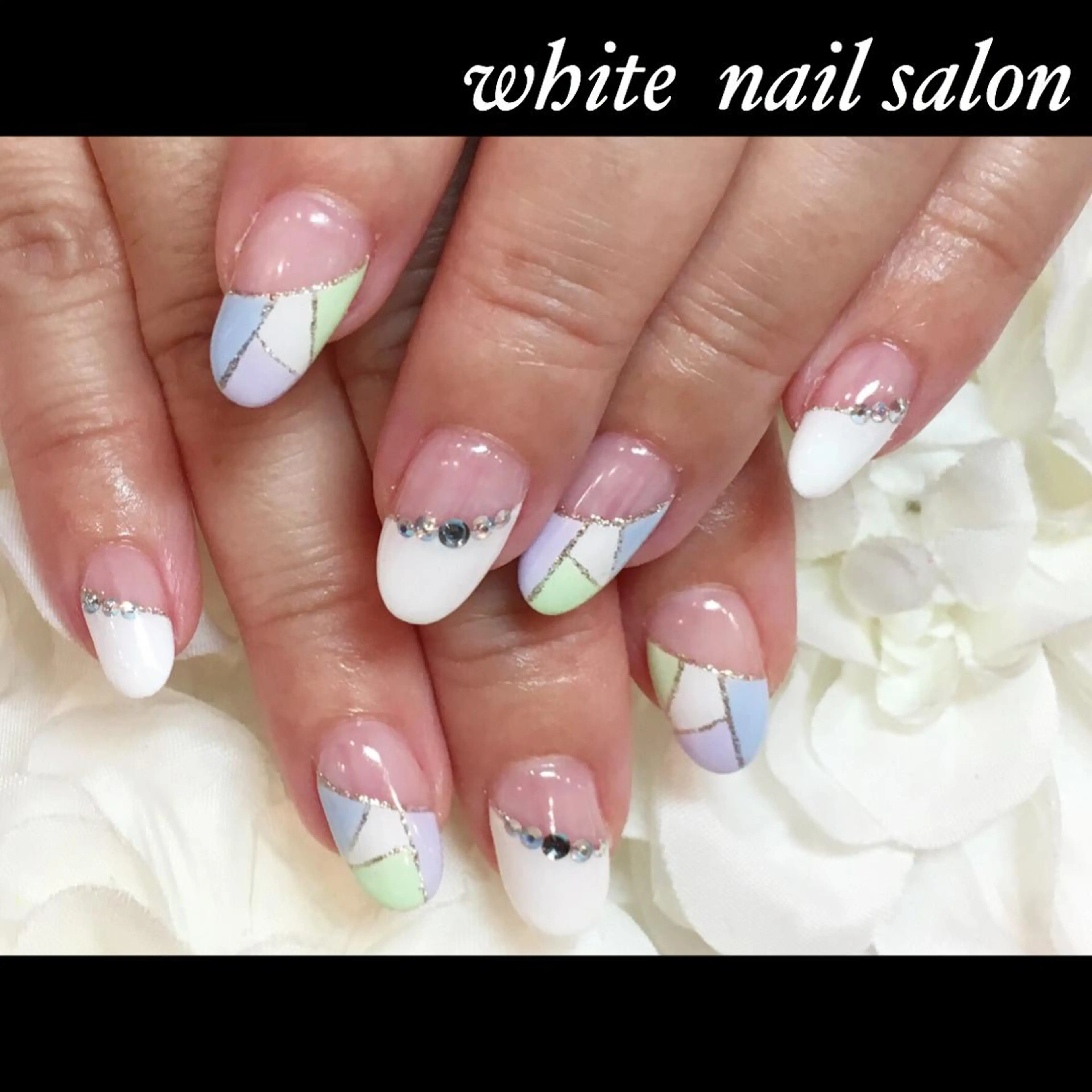 ネイル アートネイル フットネイル フレンチネイル ジェルネイル オフィスネイル ハンドネイル white nail salonのネイルデザイン