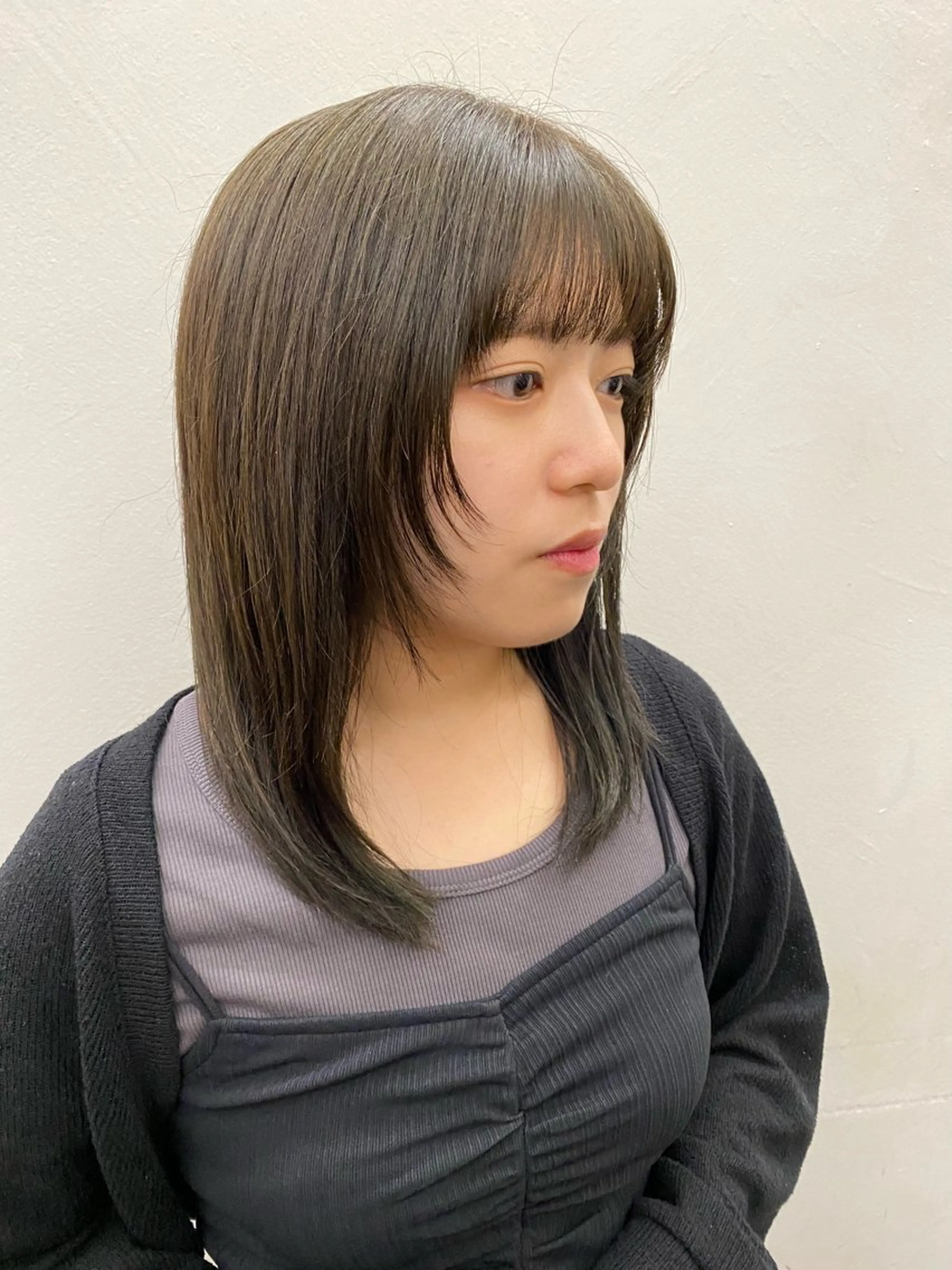 ミディアム カラー Paddle所属・似合わせレイヤー/ ニュアンスパーマ高倉のヘアスタイル