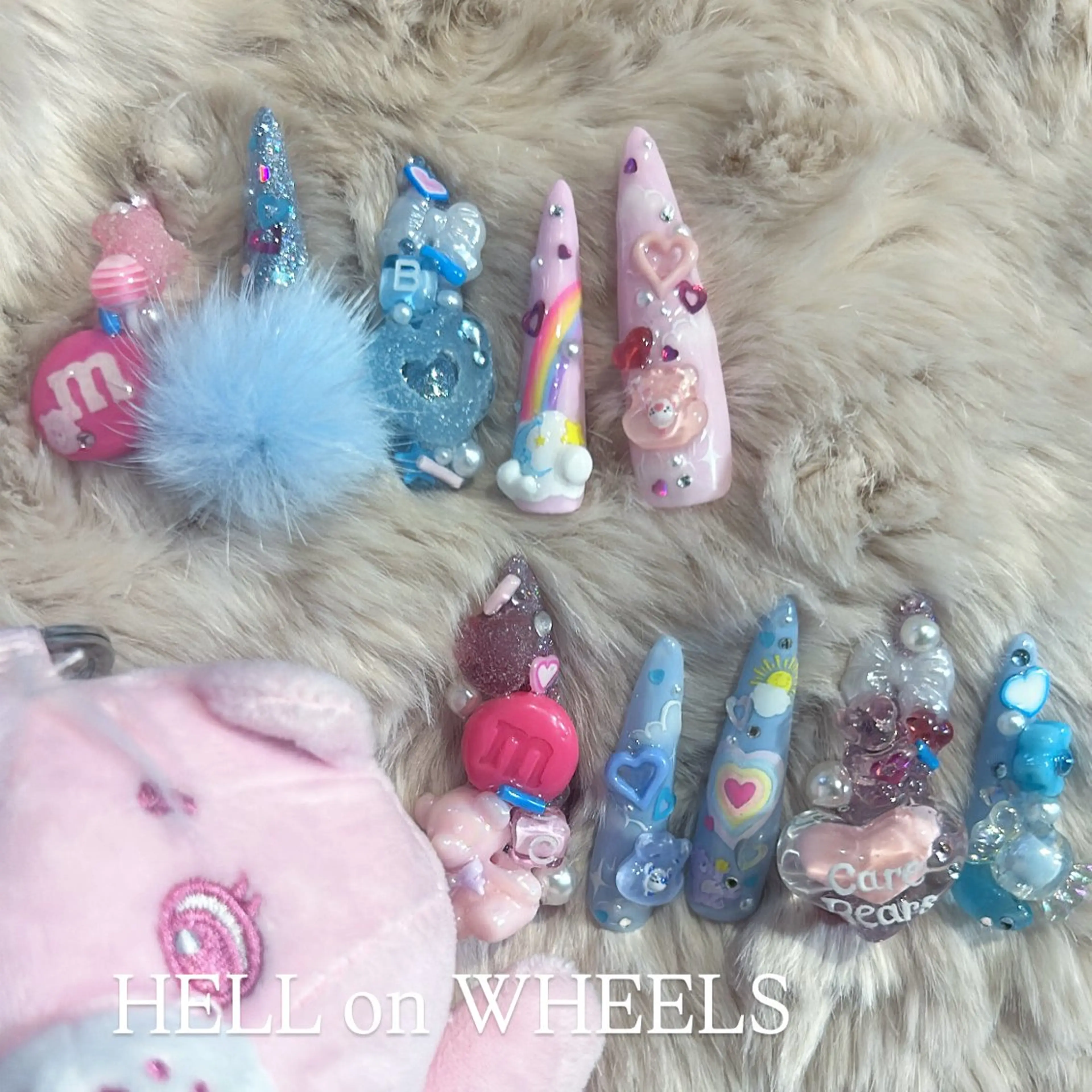 ネイル ネイルチップ ハンドネイル ⛓Miyu ⛓のネイルデザイン