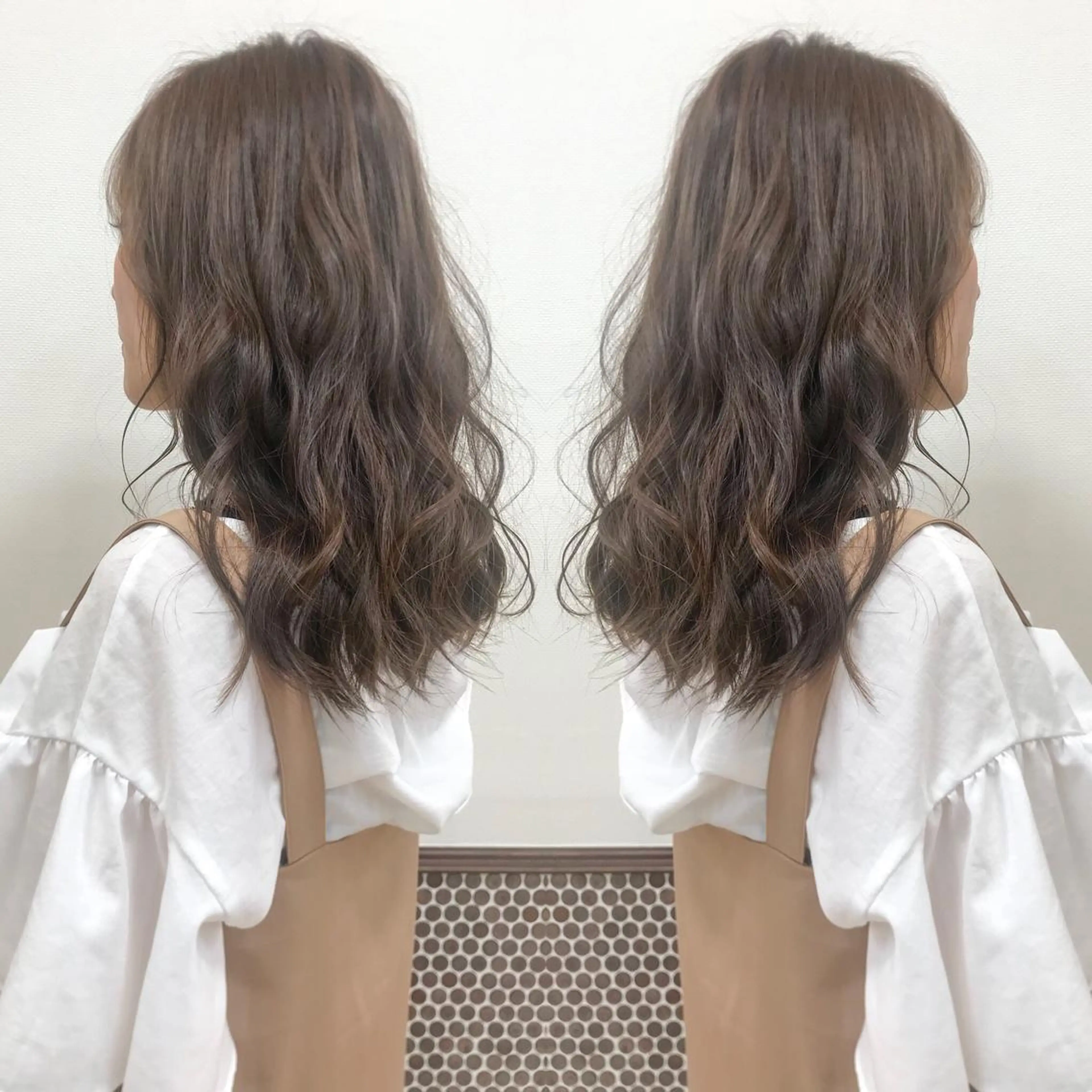 ロング カラー 似合わせ/透明感カラ ー/QUATRO谷口のヘアスタイル