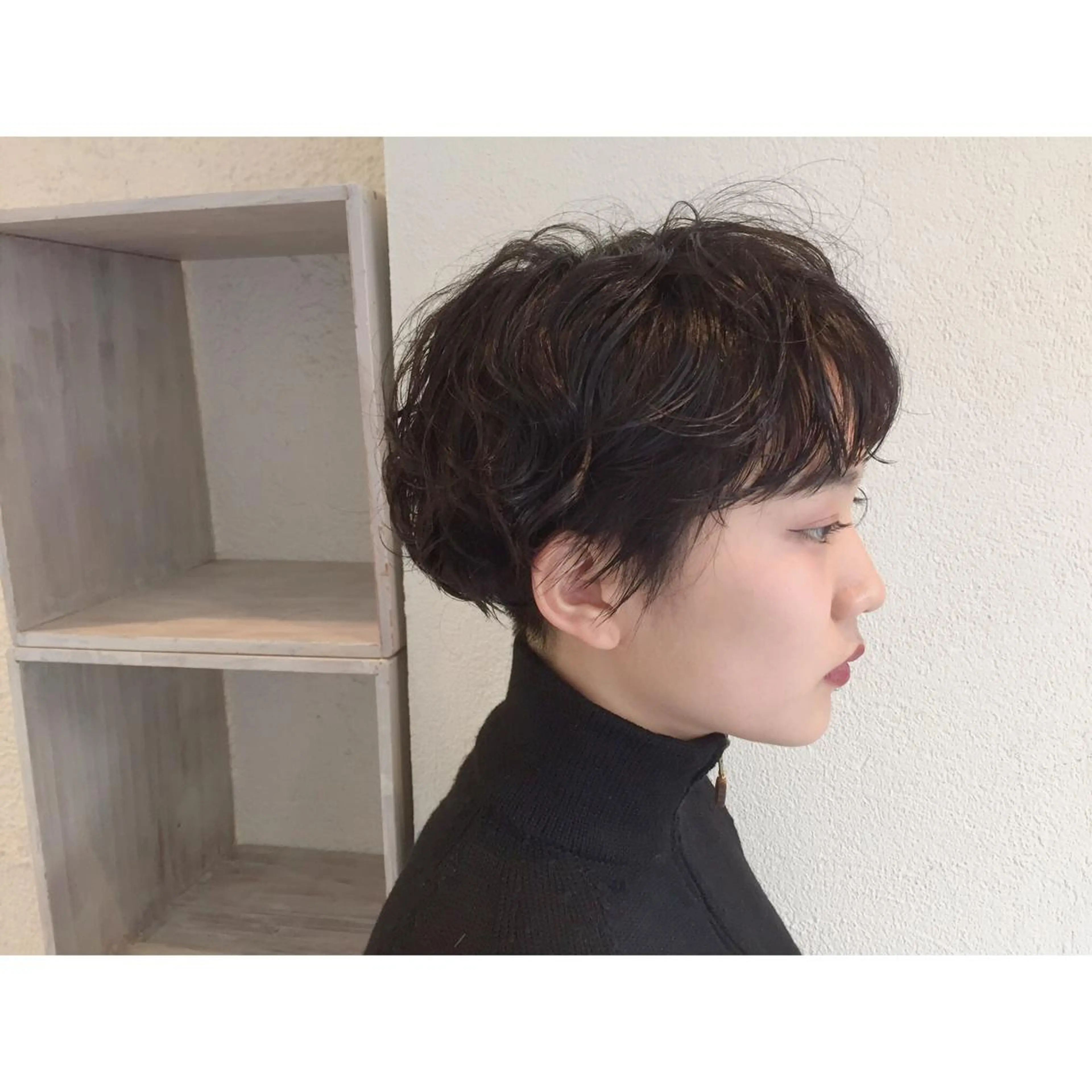 ショート パーマ カット パーマ トリートメント 心斎橋 美髪職人 近江のヘアスタイル