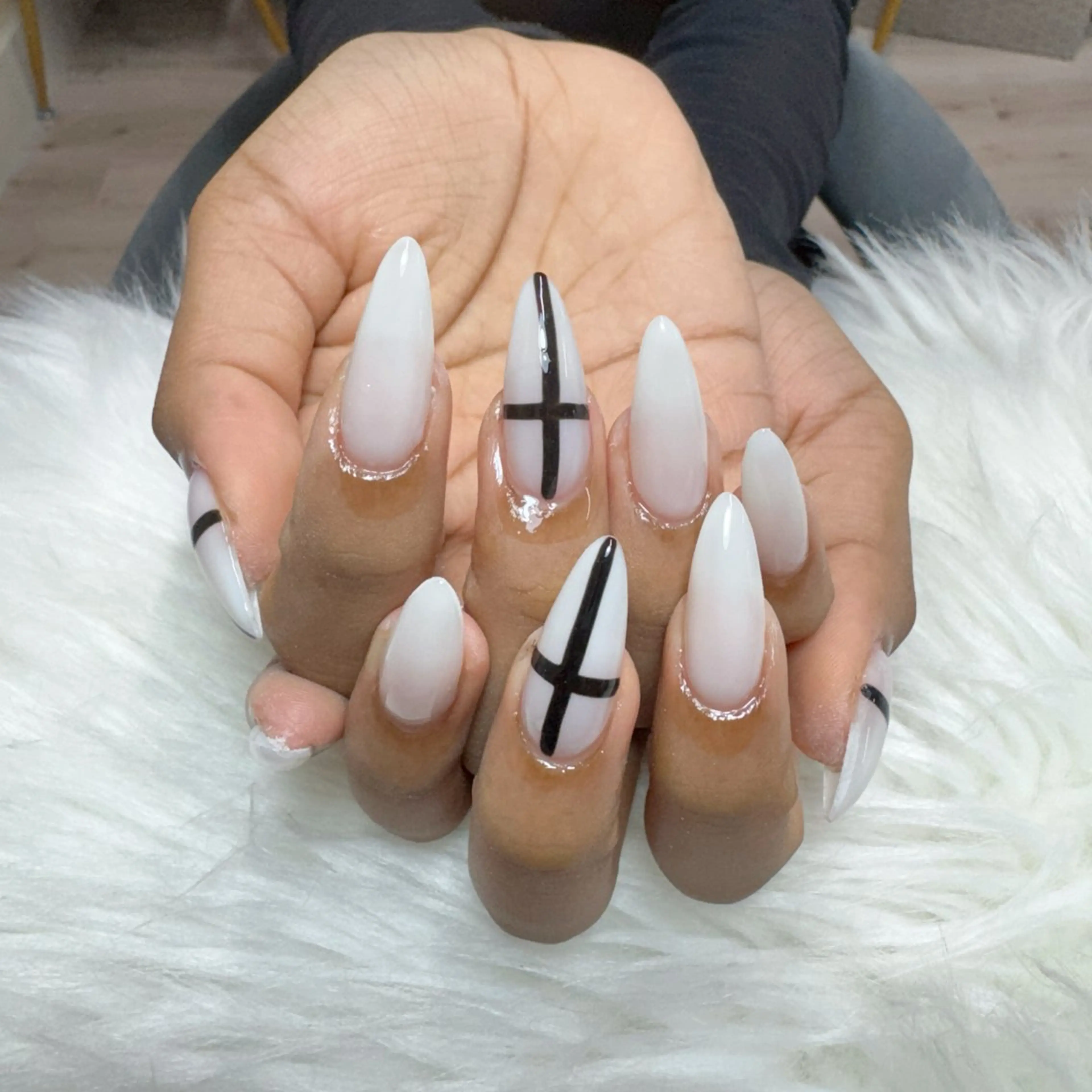 ネイル ハンドネイル 🎀nana🫧 ワンホンネイル🎀のネイルデザイン