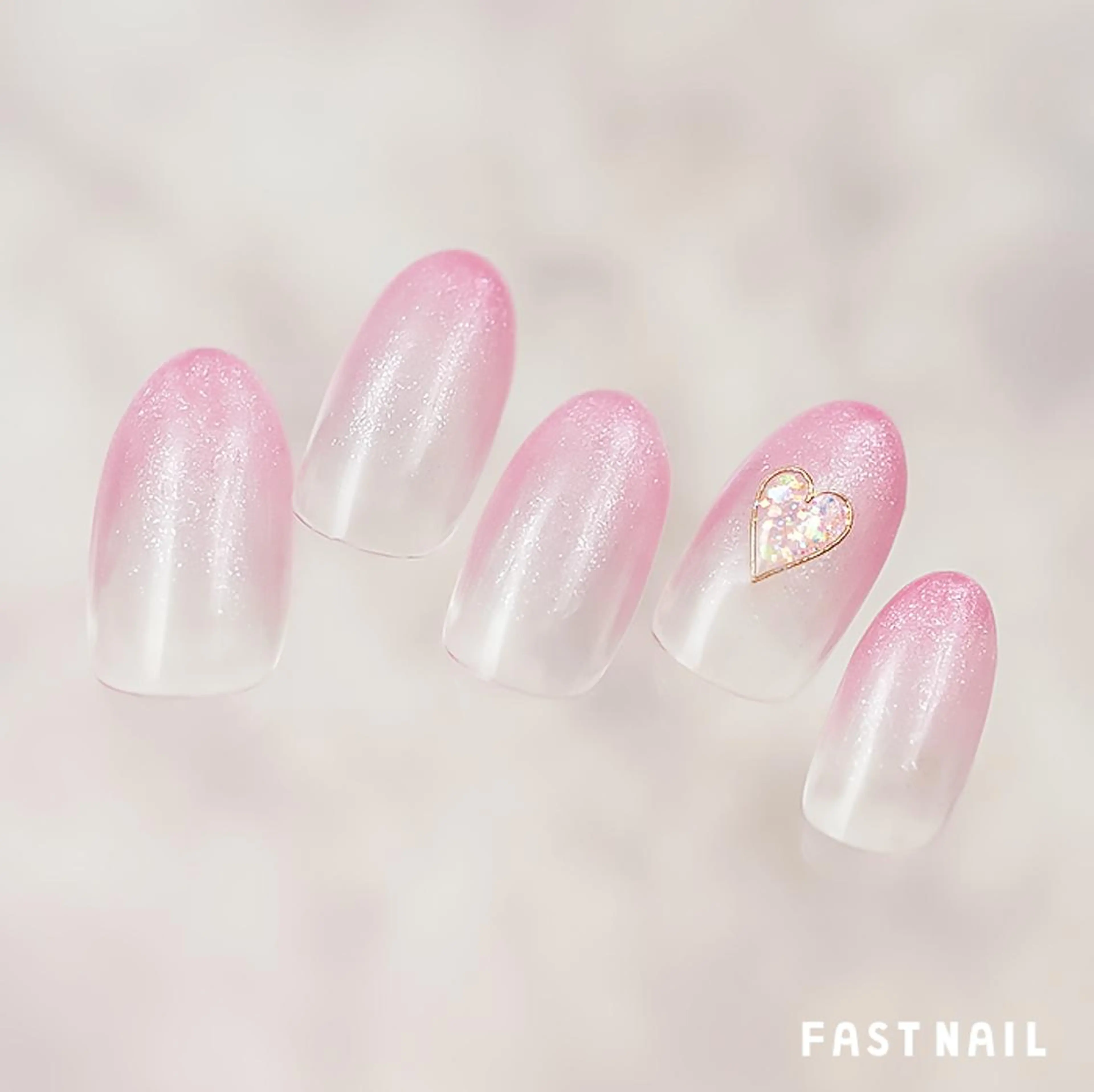 ネイル バレンタイン ファストネイル　ロコ 志免のネイルデザイン