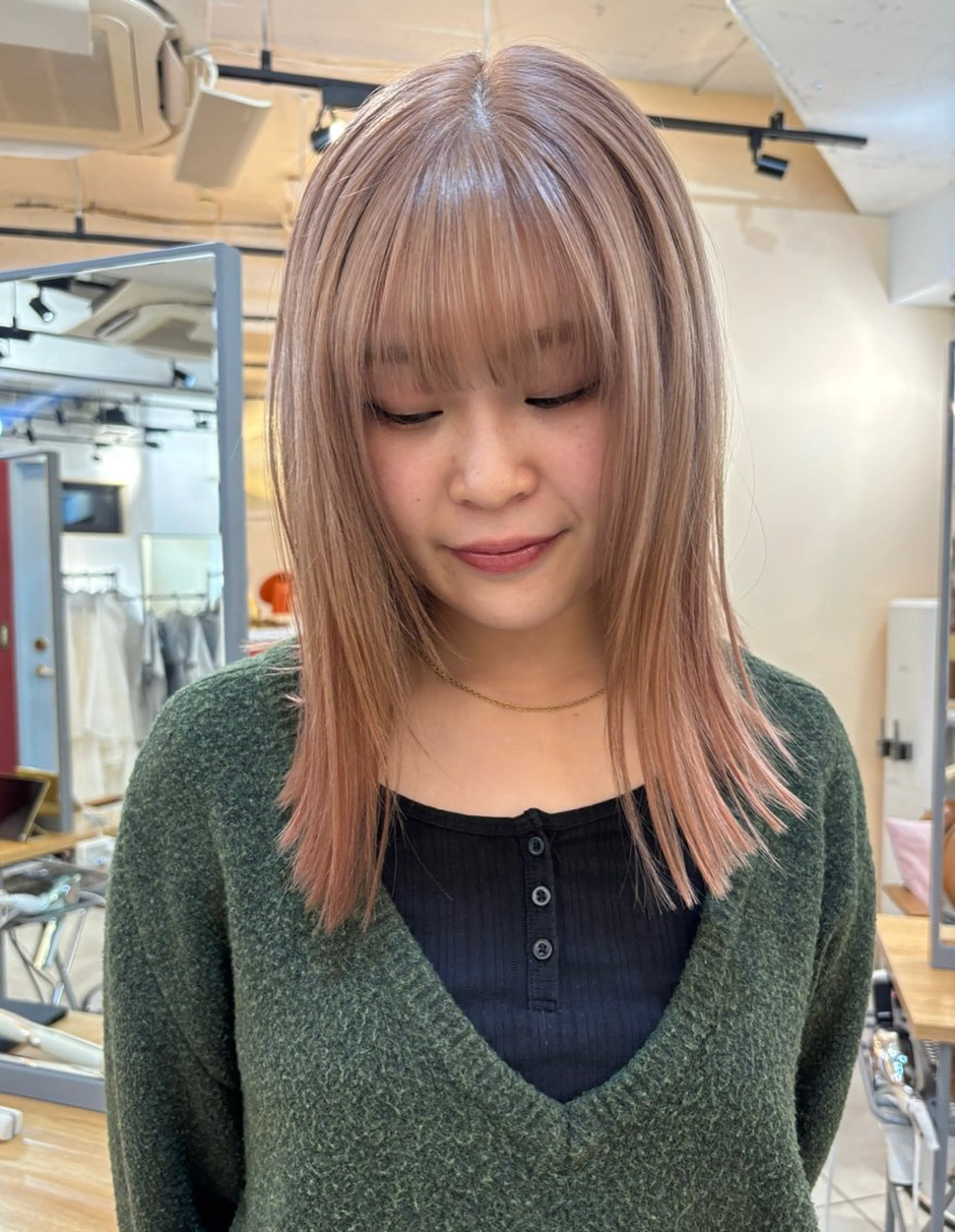 カラー カット ヘアカラー トリートメント Wカラー/レイヤー /ボブ/otohaのヘアスタイル