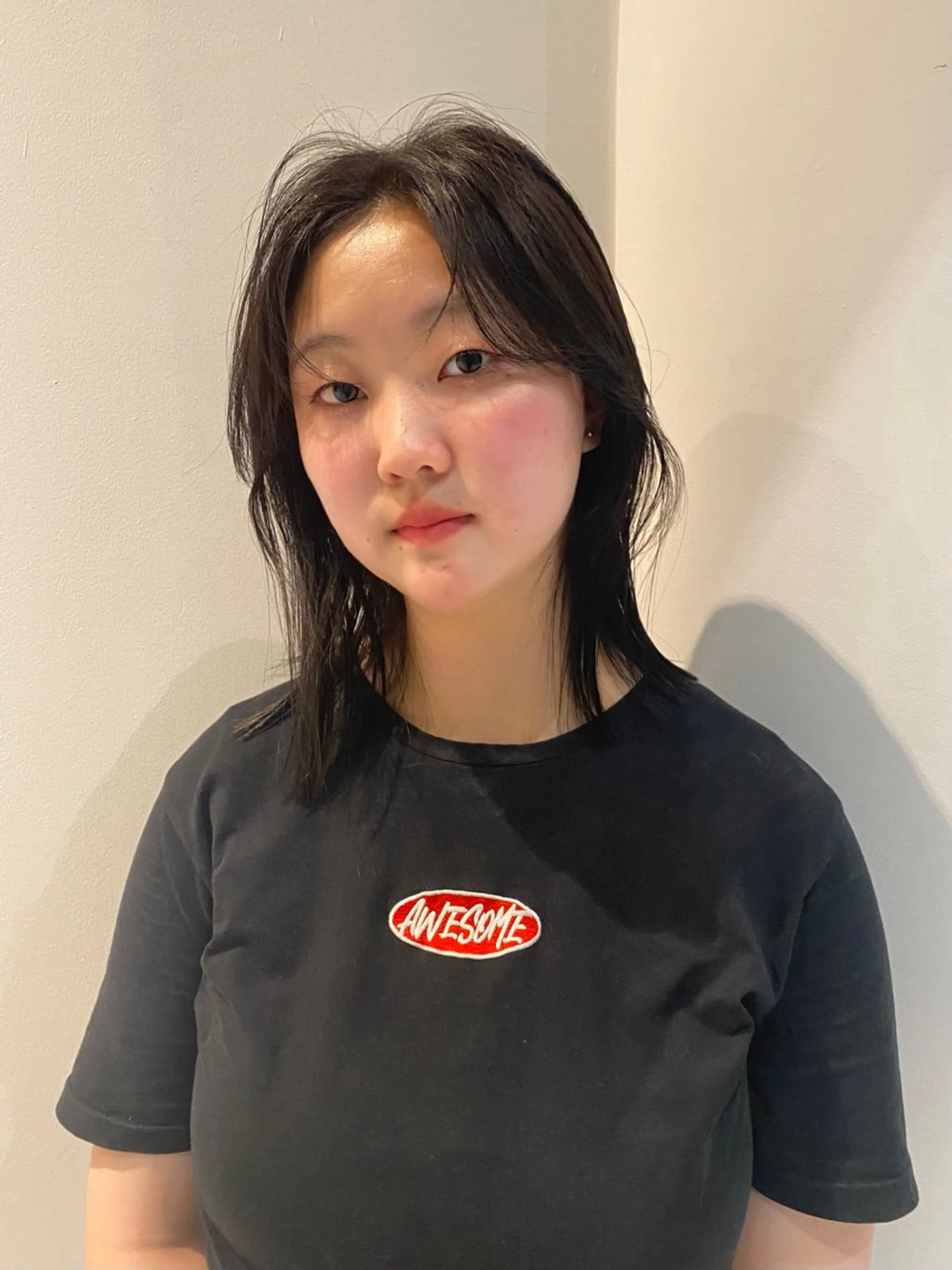 ミディアム カラー パーマ カット ヘアカラー 縮毛矯正 トリートメント mai / linoah˚✧のヘアスタイル