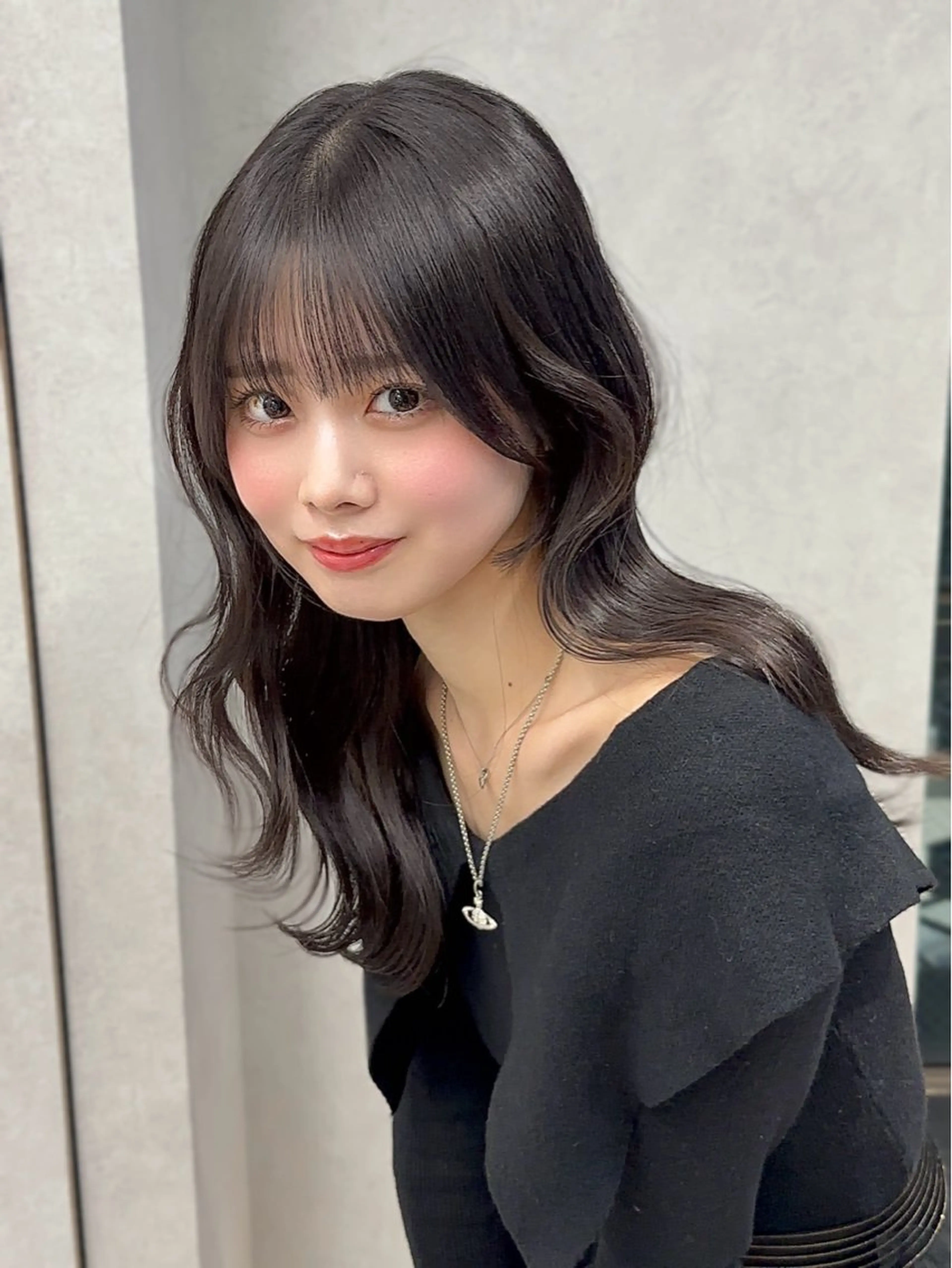 ロング カラー ヘアアレンジ カット ヘアカラー ⭐️銀座/ショート/ 艶カラー/りょうがのヘアスタイル