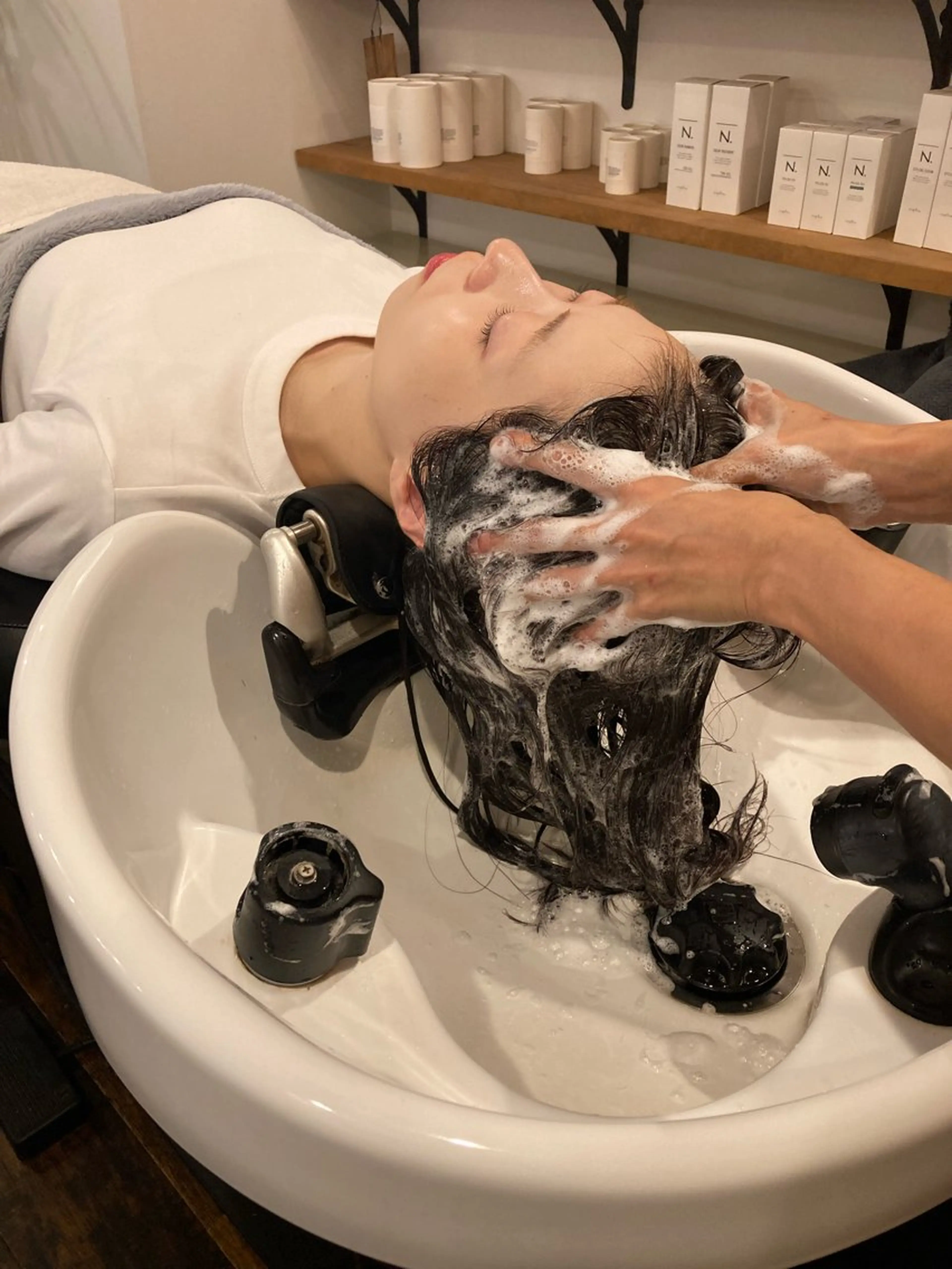 選べるヘッドスパ＋Aujua1stepトリートメント　　　　　　　　（ドライ込み）の写真