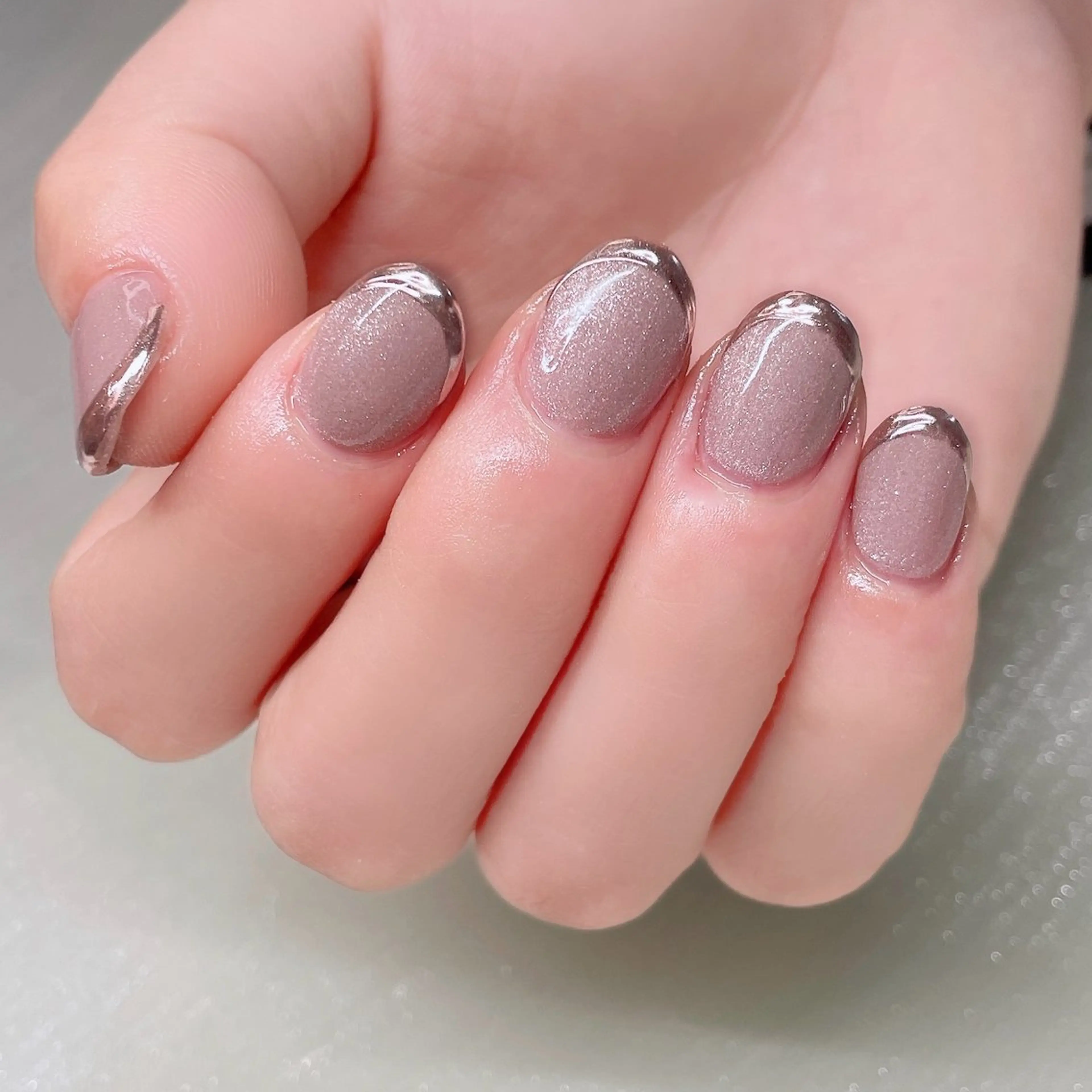 ネイル 長さ出し ハンドネイル Nailist suzuのネイルデザイン