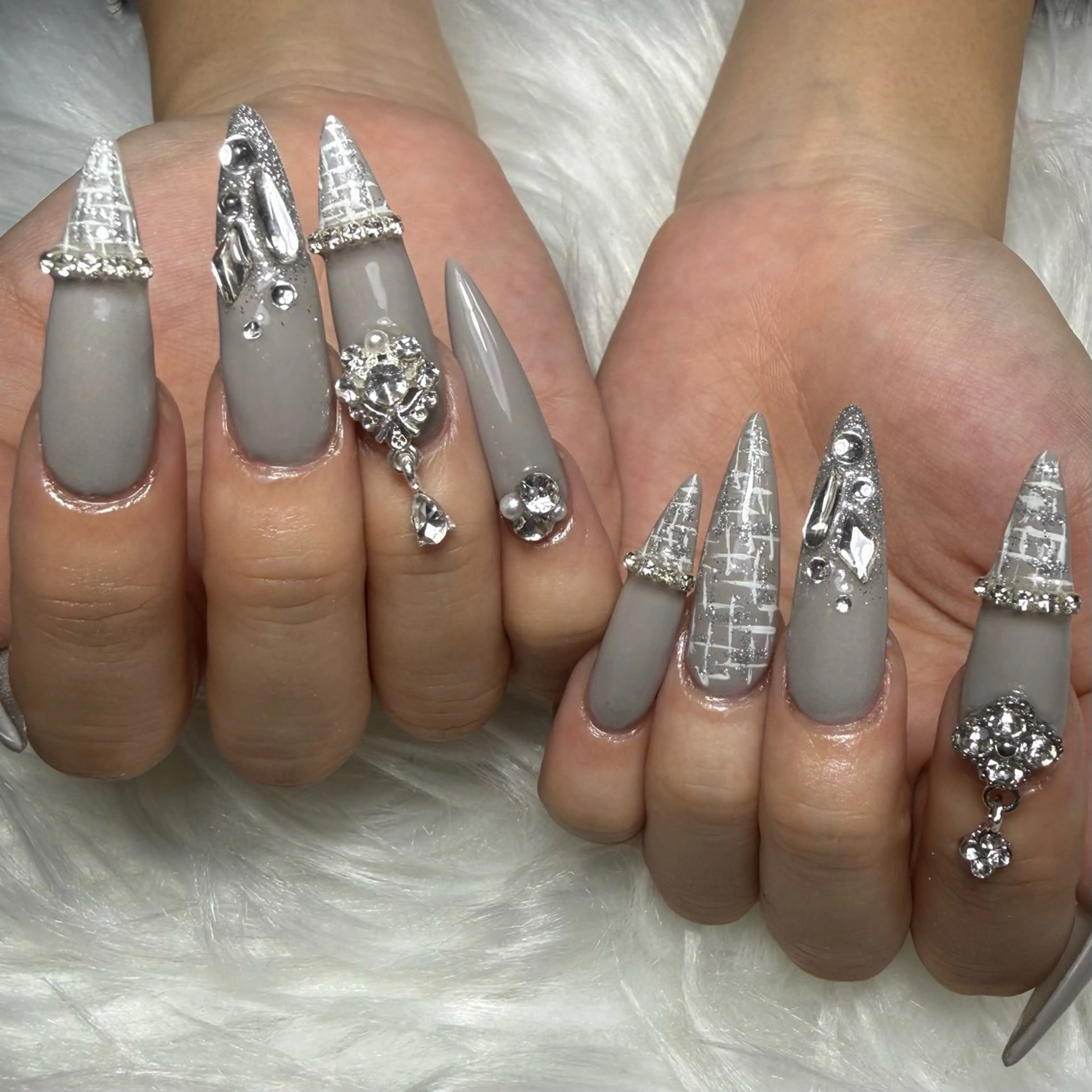 ネイル 長さ出し 持ち込み L'ino nailのネイルデザイン