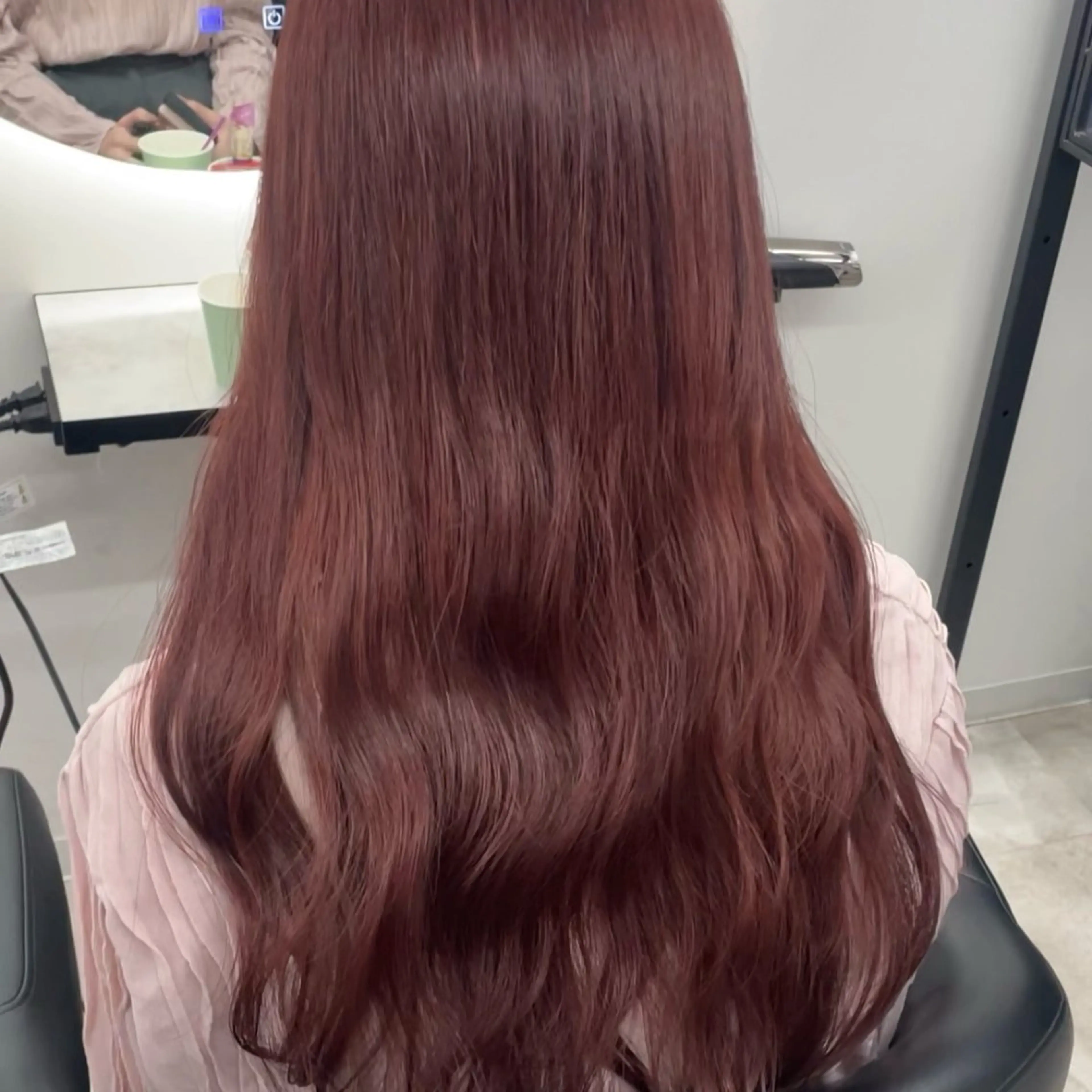 【🎀人気トレンドNo.1暖色カラー🎀】透明感ブリーチなしダブルカラー➕保湿トリートメント🍯の写真