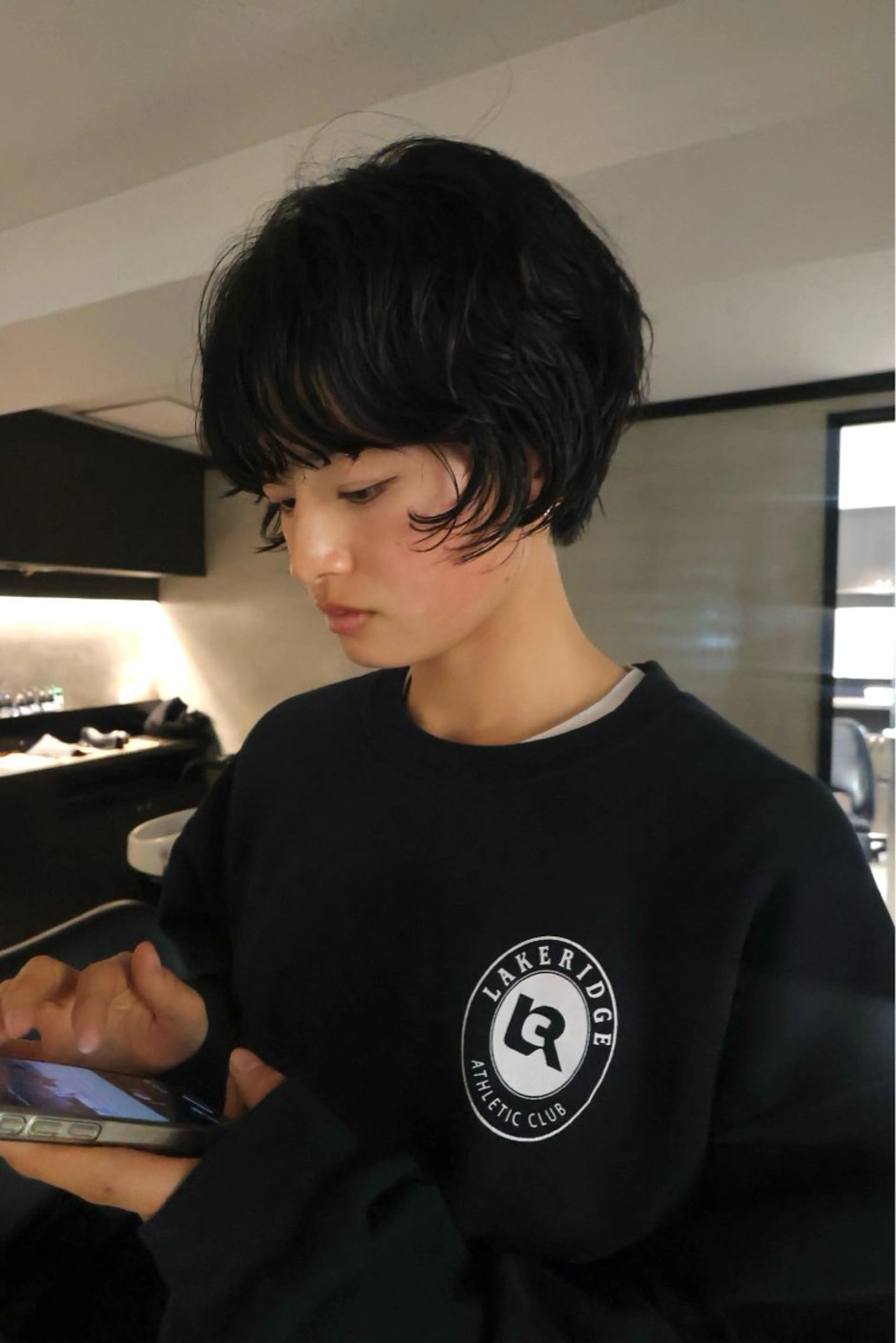 ショート パーマ カット パーマ トリートメント アンニュイヘア🪽 ayumiのヘアスタイル