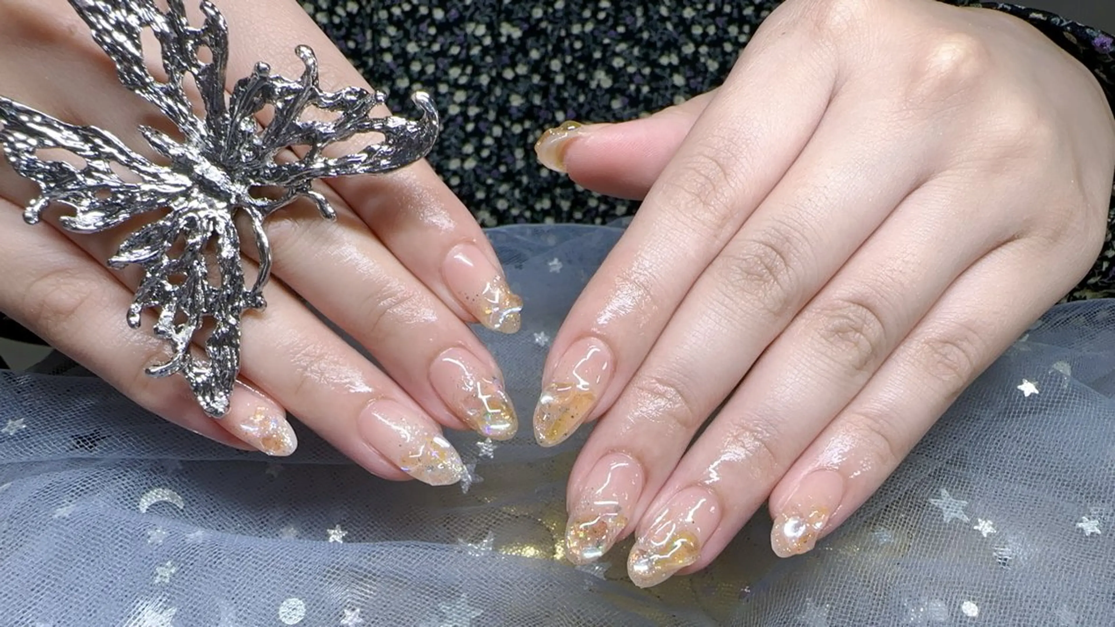 ネイル オーロラネイル ハンドネイル Nail Salon J.Cのネイルデザイン