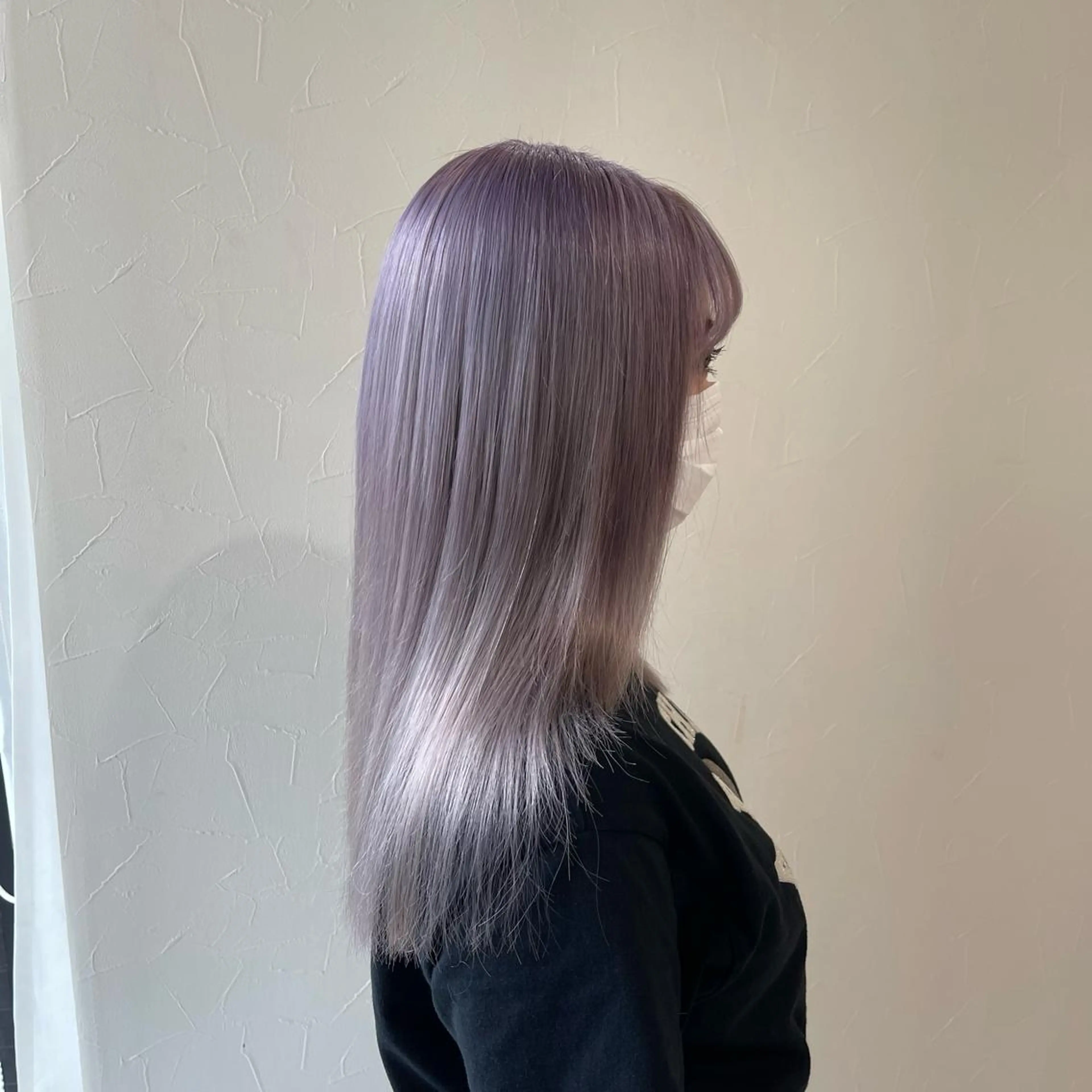 セミロング カラー 藤平 いぶきのヘアスタイル