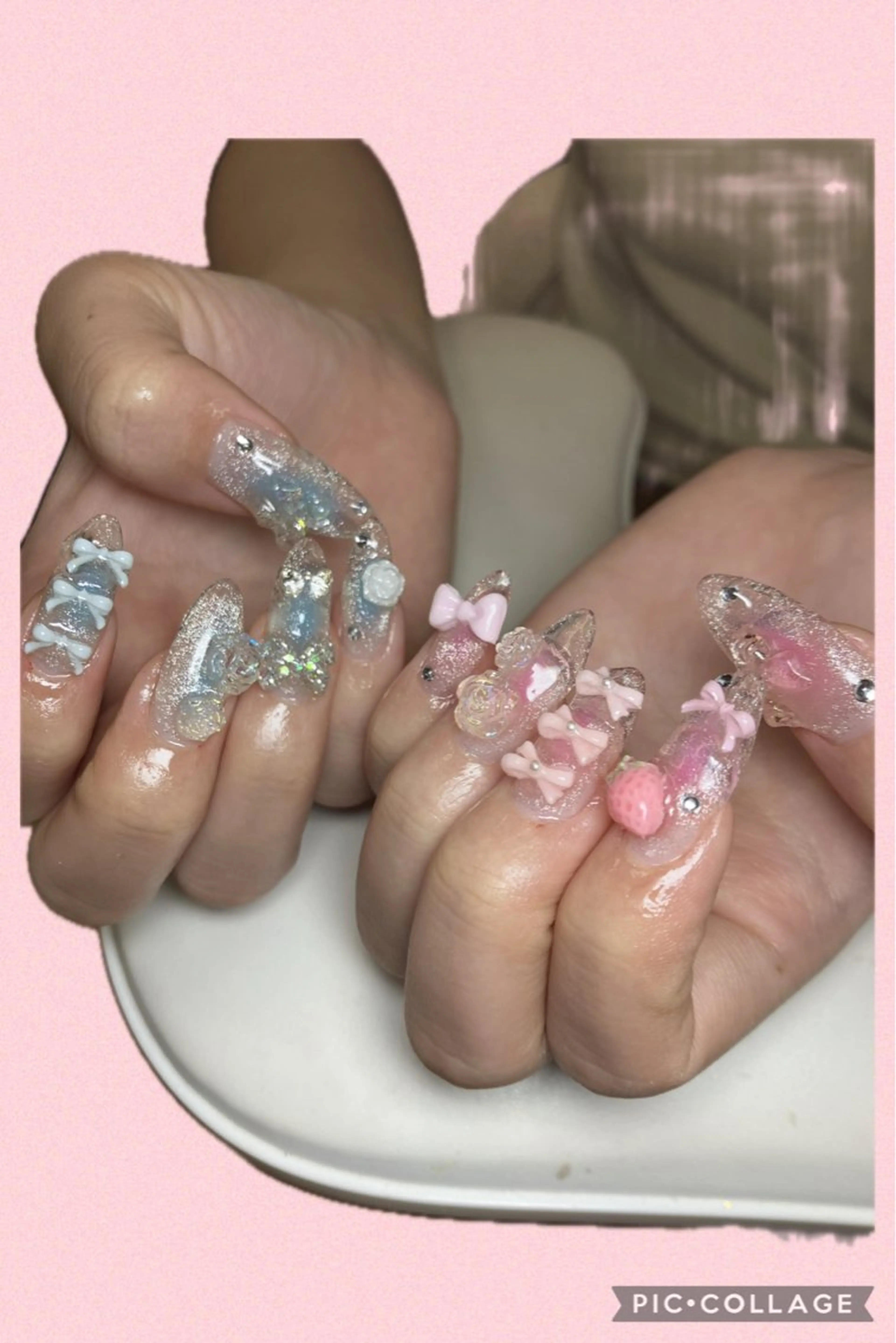 ネイル チークネイル マグネットネイル ハンドネイル niko nailのネイルデザイン