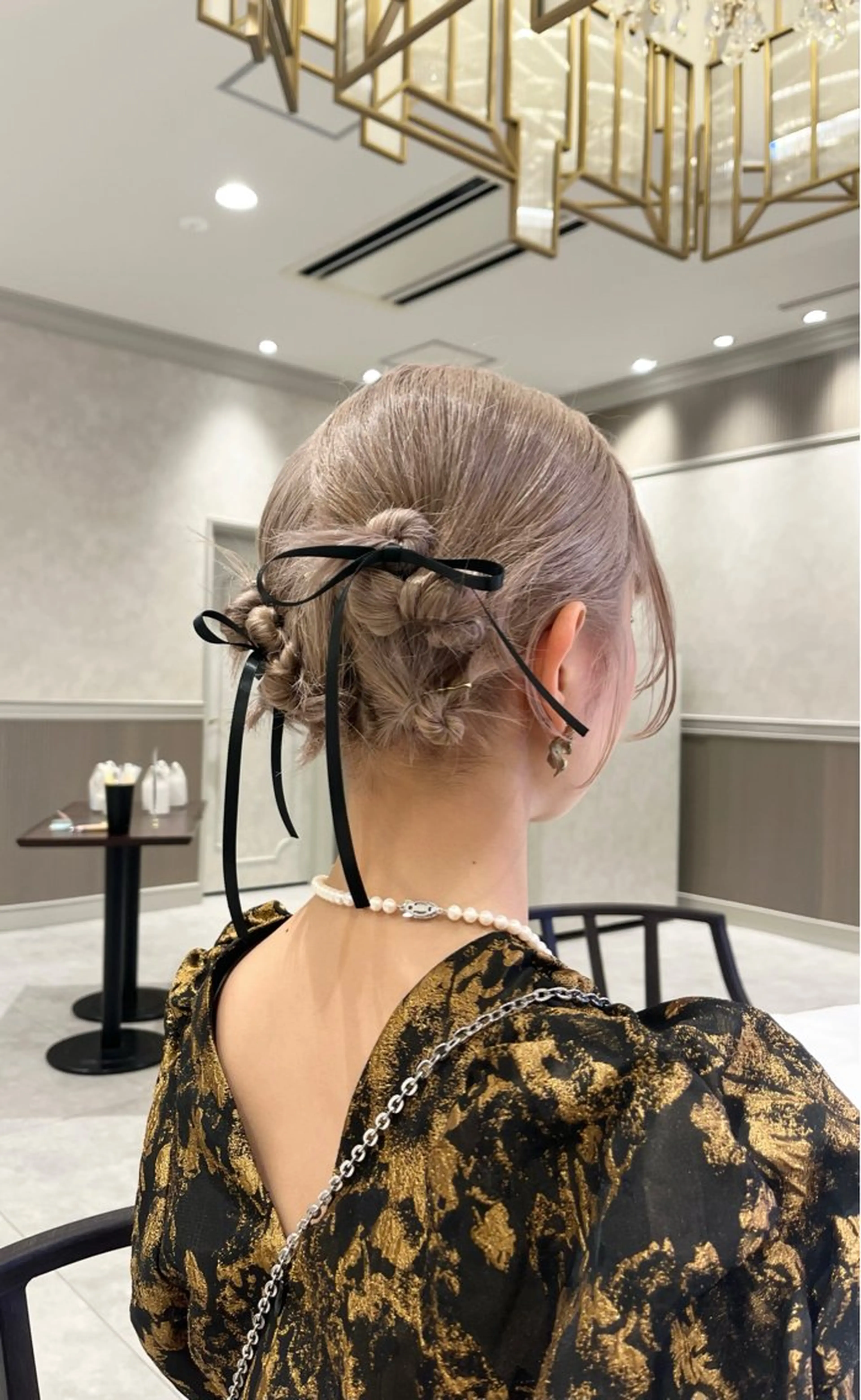 ミディアム ヘアセット 大宮レイヤーカット× 透明感カラー　rioのヘアスタイル