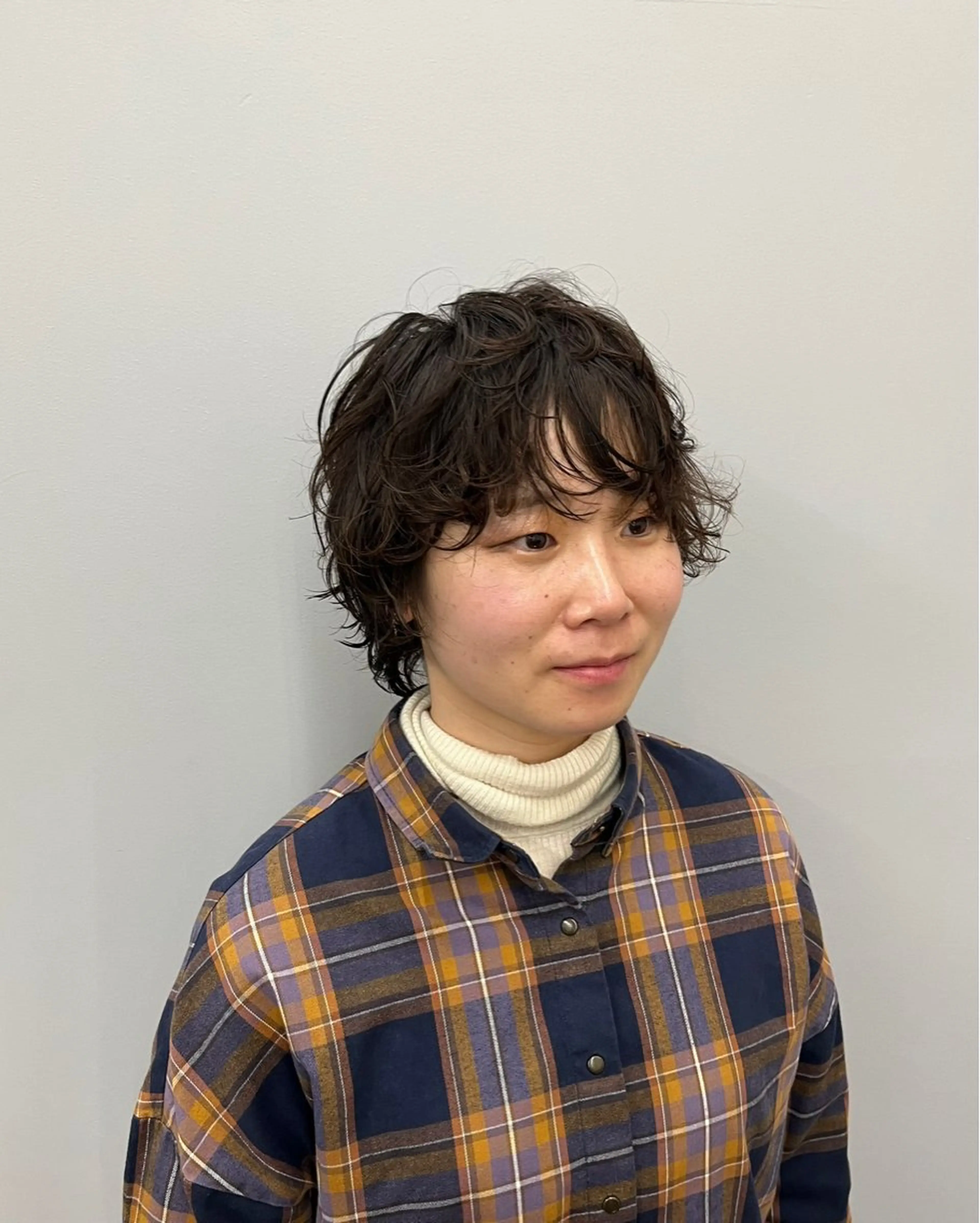 ショート パーマ カット パーマ ヘッドスパ 朝が楽なパーマ 🌱ショート/緒方椋のヘアスタイル