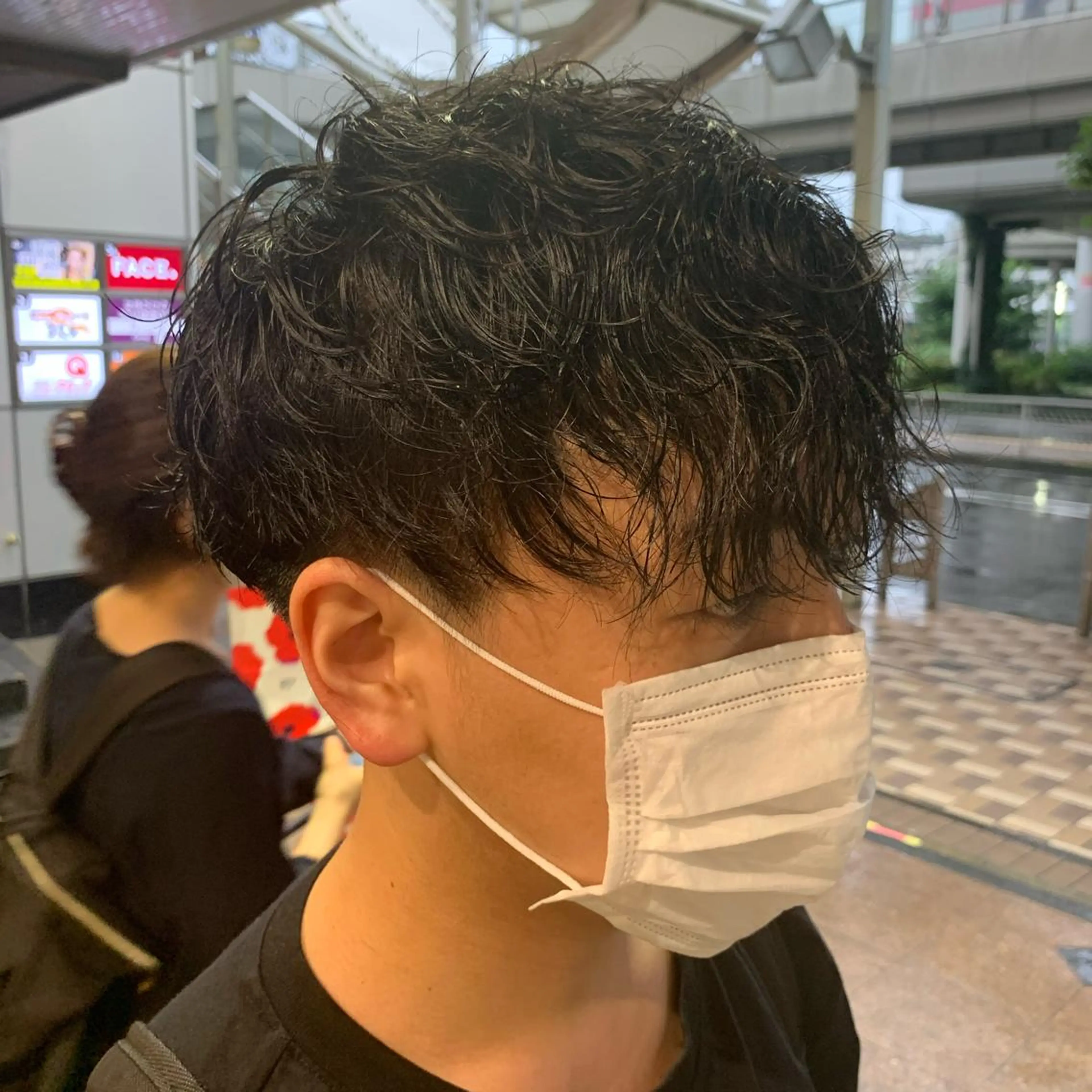 パーマ メンズ 檜皮 夢子のヘアスタイル