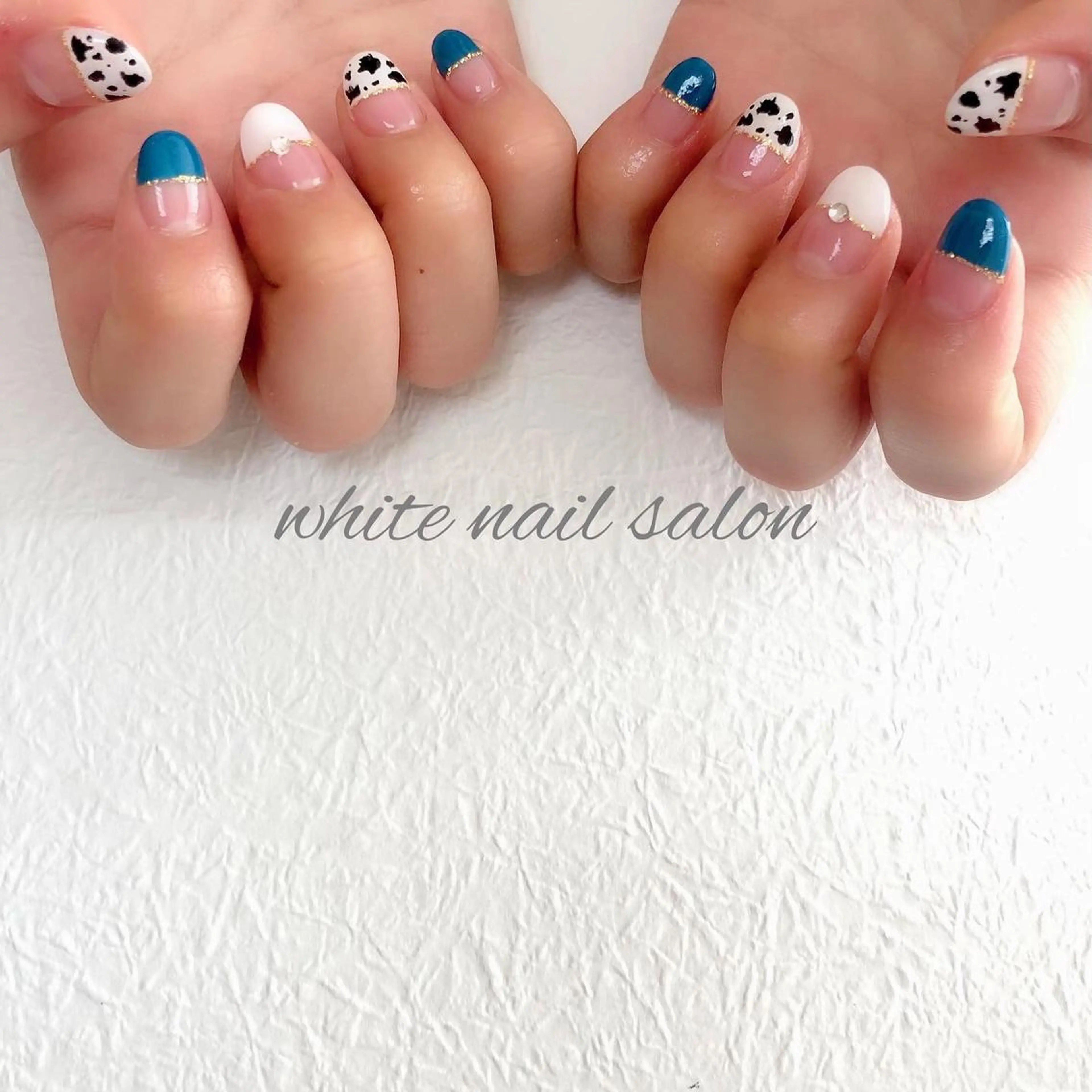 ネイル ジェルネイル ハードジェル 持ち込み ソフトジェル ハンドネイル white nail salonのネイルデザイン
