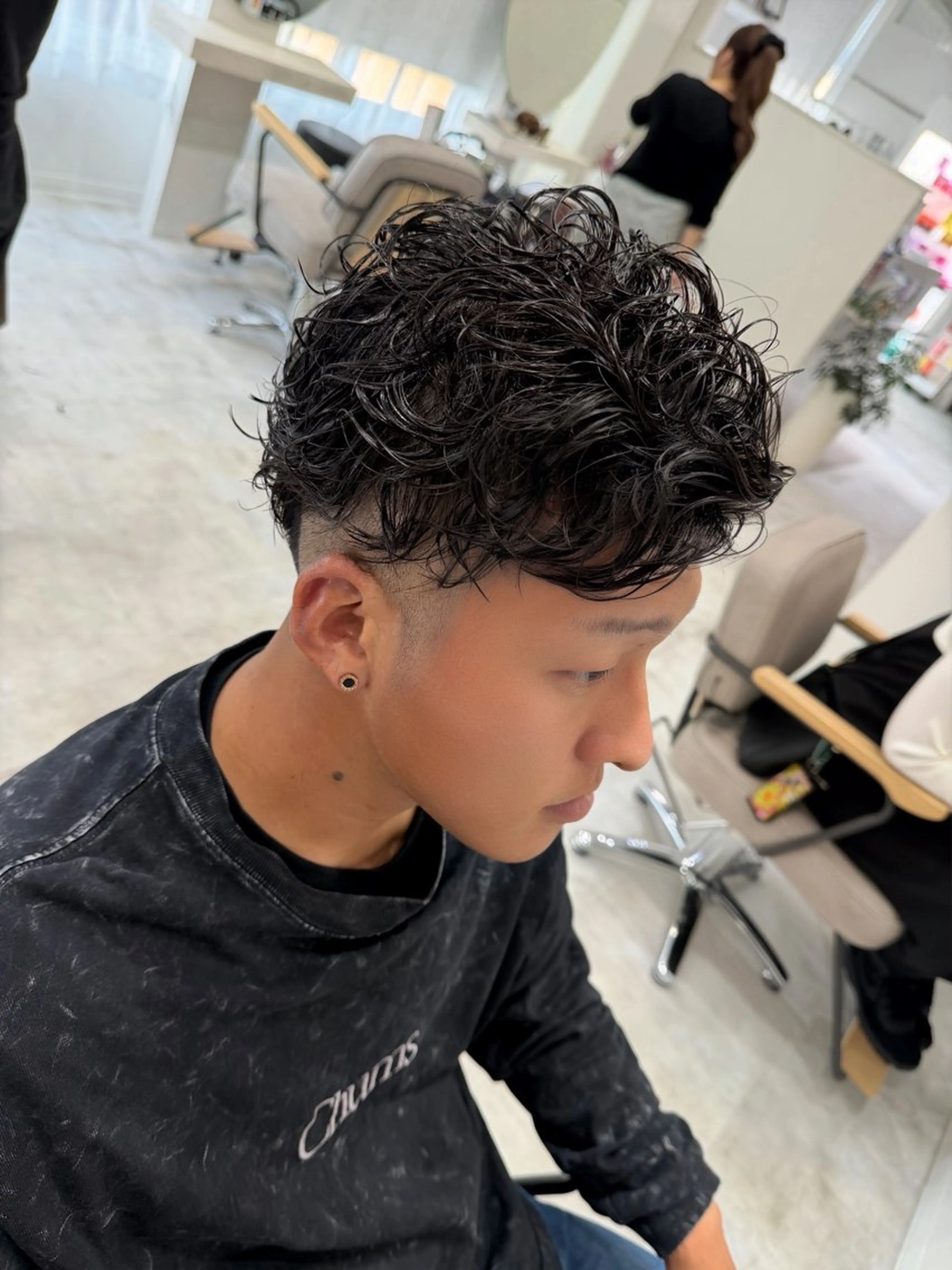 パーマ メンズ カット パーマ 城崎如哉/ /メンズスタイルのヘアスタイル