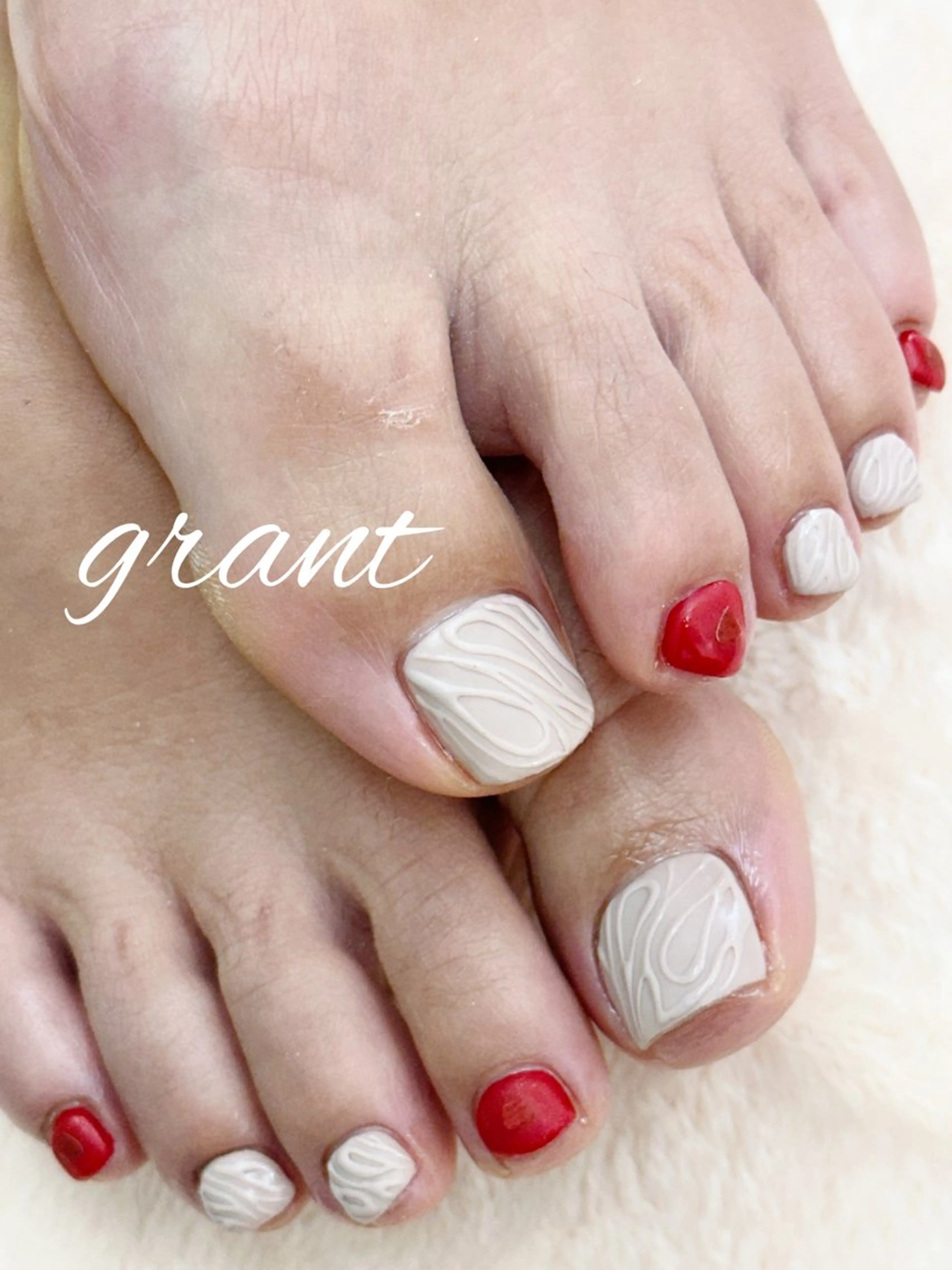 ネイル フットネイル nailsalon grantのネイルデザイン