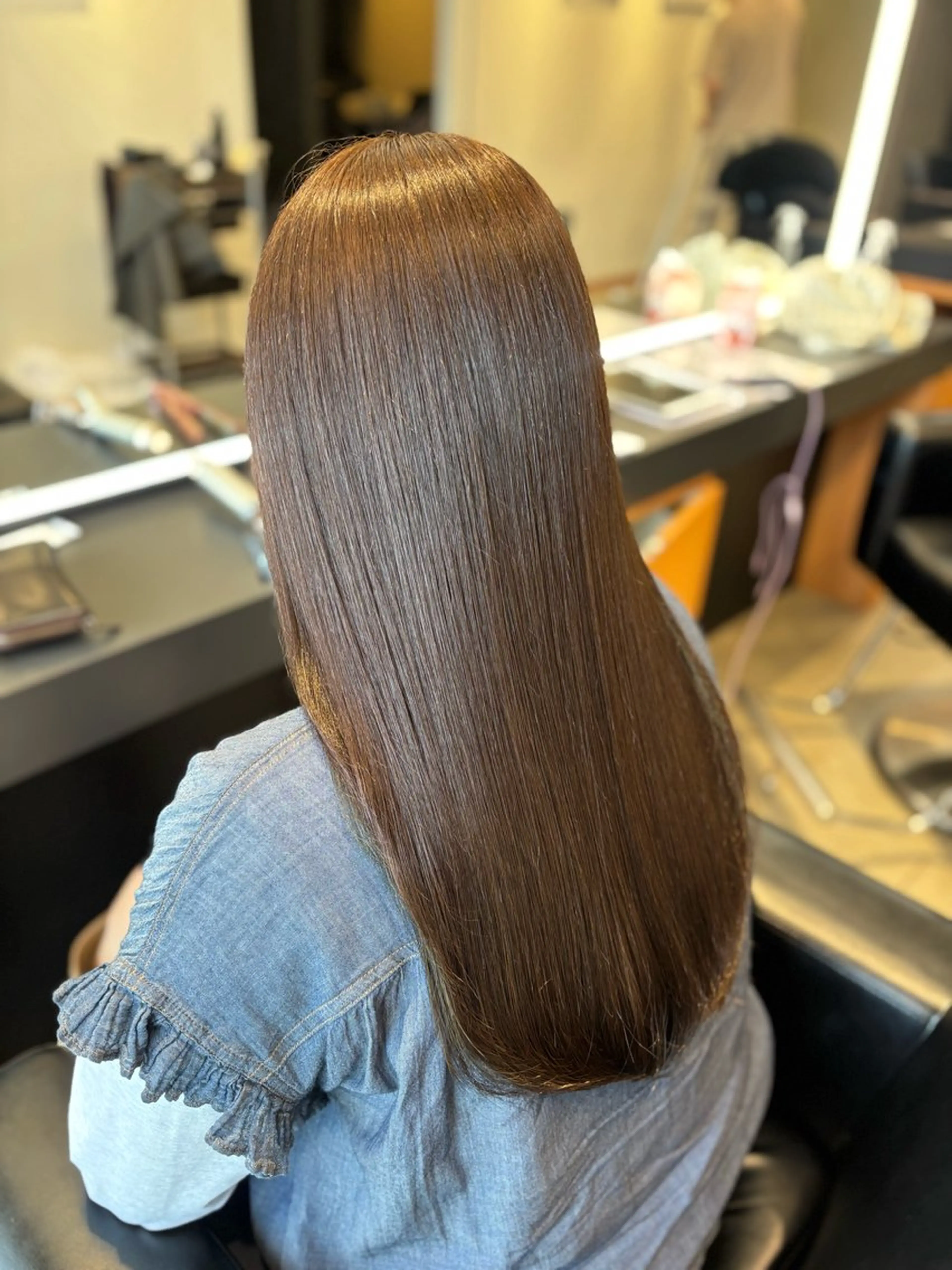 ロング カット KAREN（ému） 伏見/カットモデルのヘアスタイル