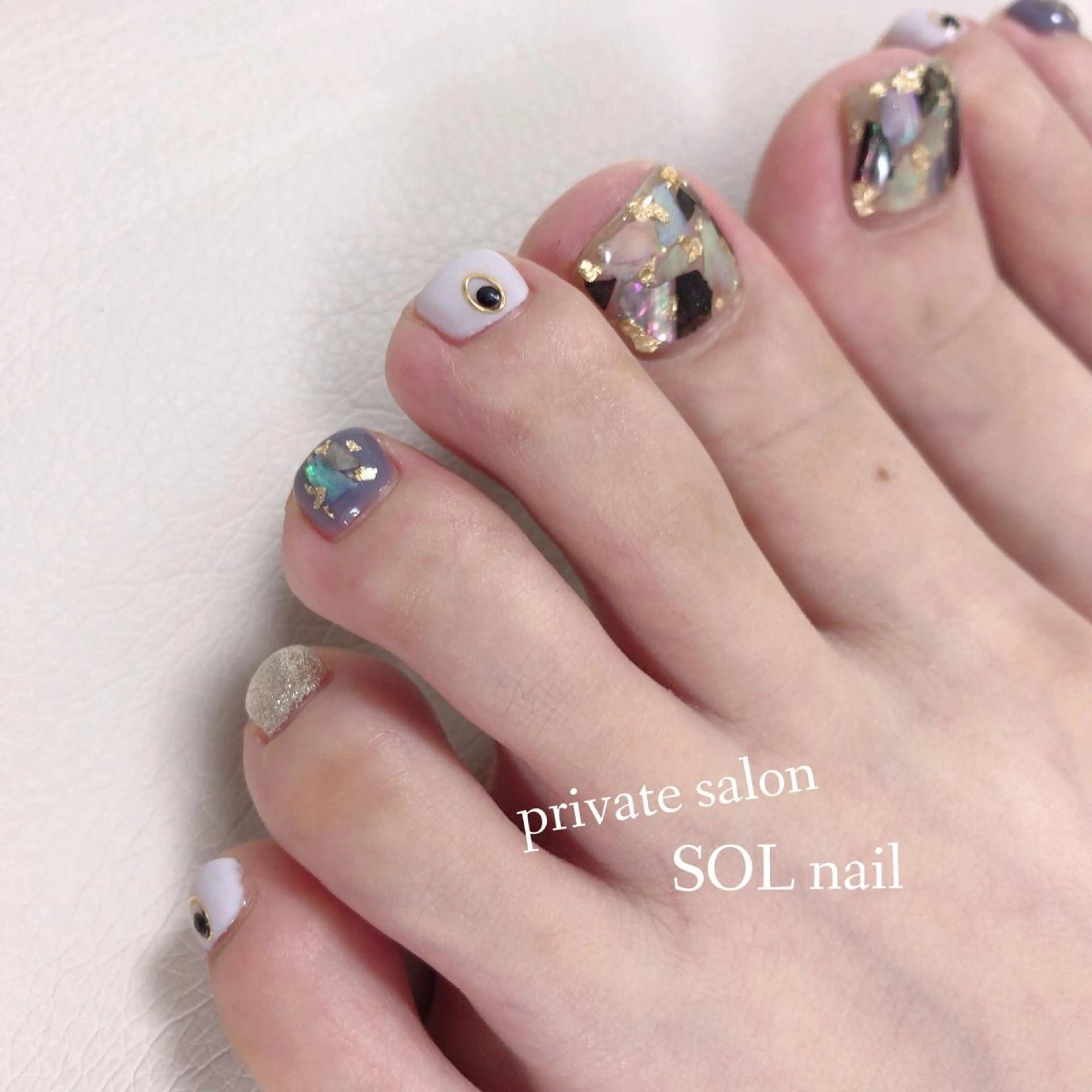 ネイル フットネイル SOL NAILのネイルデザイン